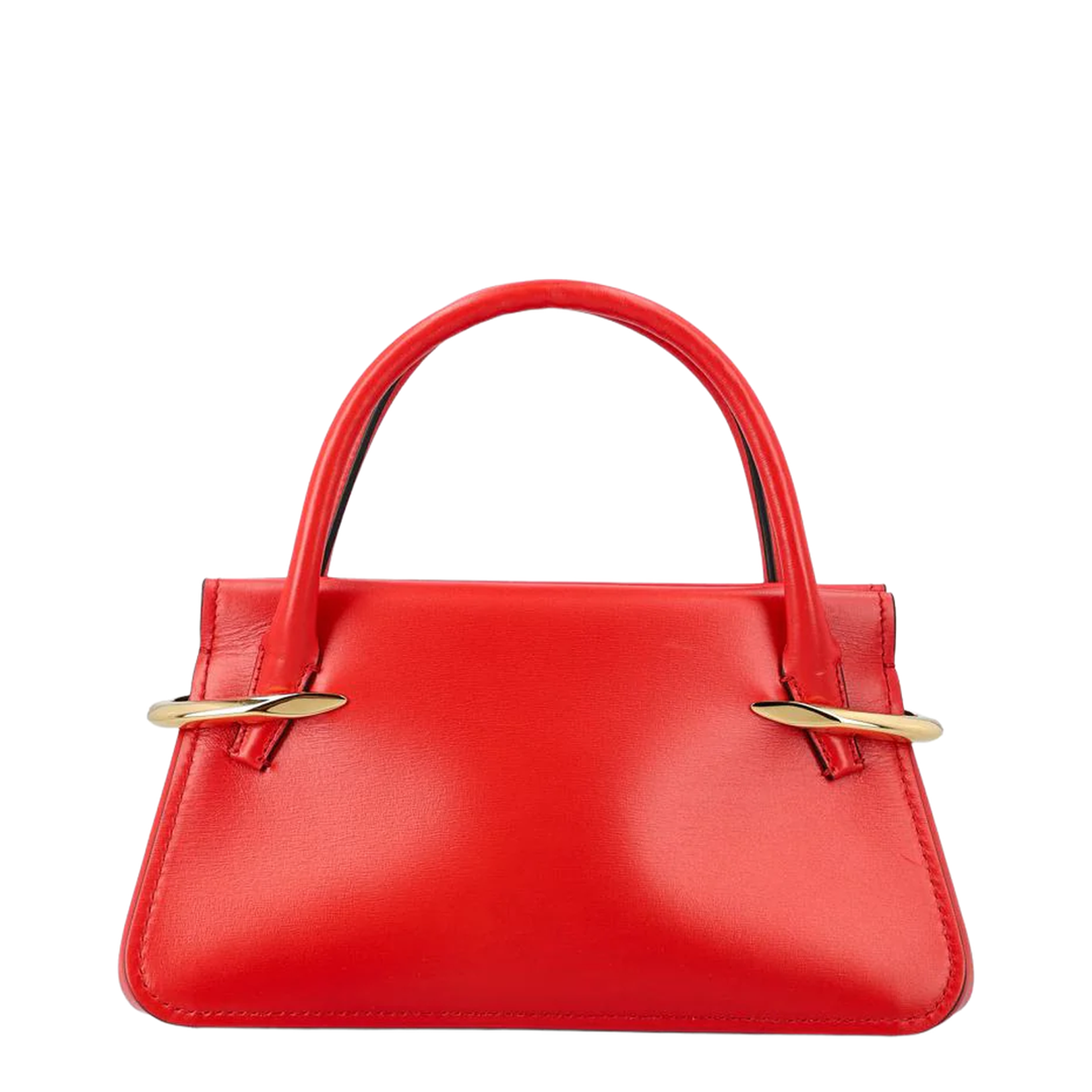 Pinch Mini Handbag Leather Red - Image 2