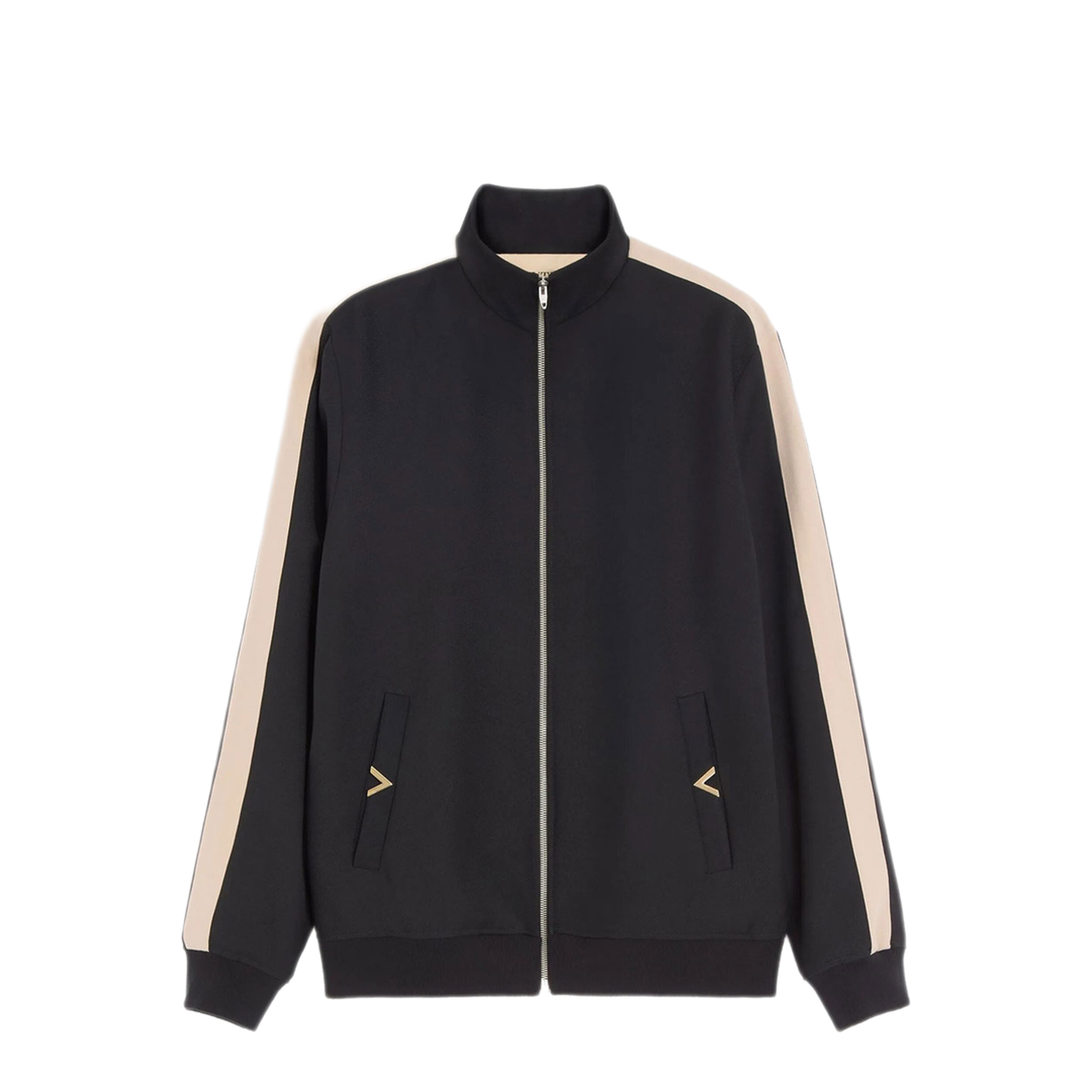 Nylon Sweatshirt with Vgold - Image 1