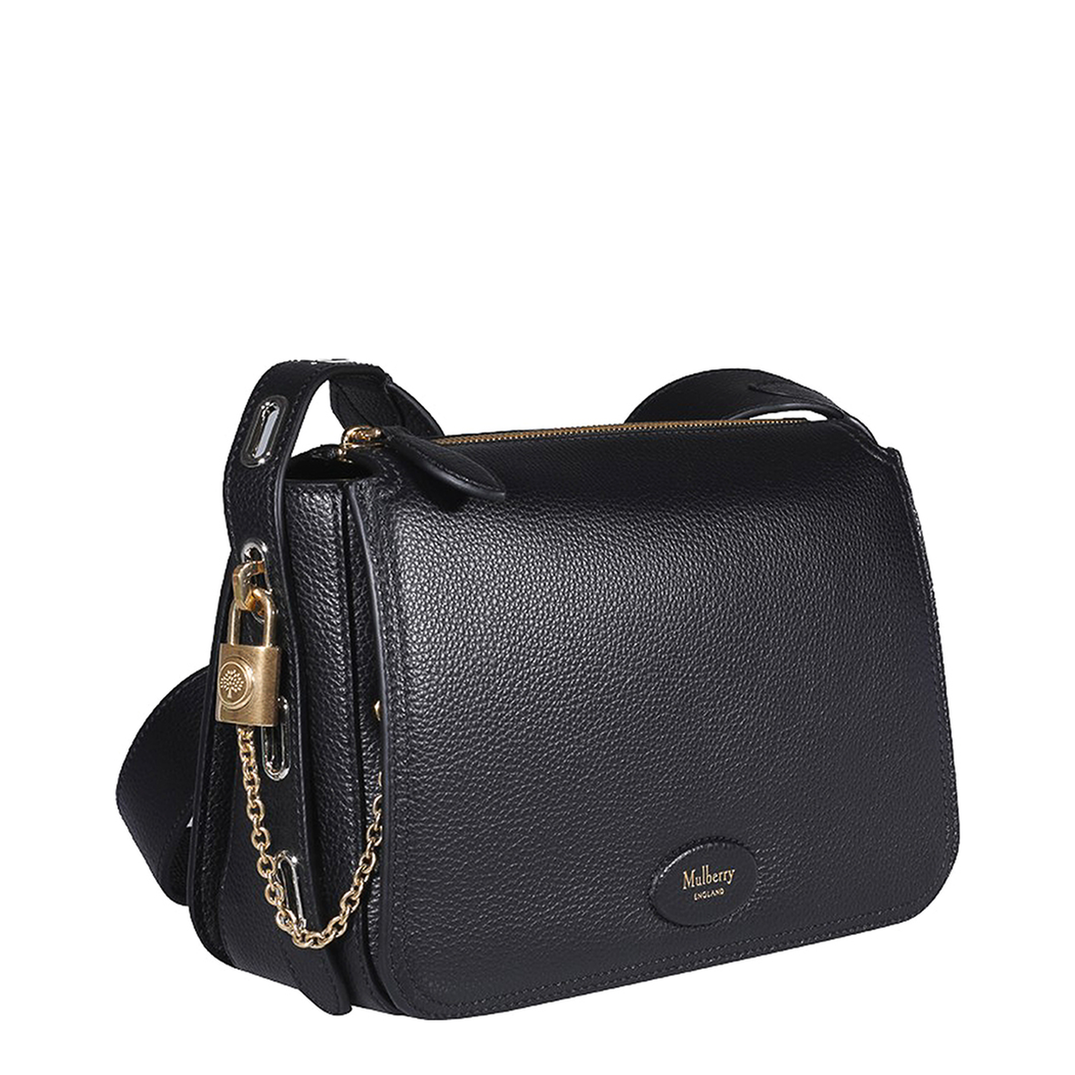 Billie Small Leather Crossbody Bag - Black - Image 2