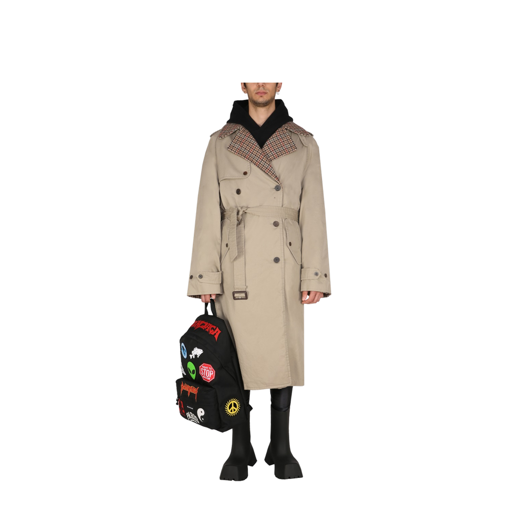 Reversible Trench Coat - Image 2
