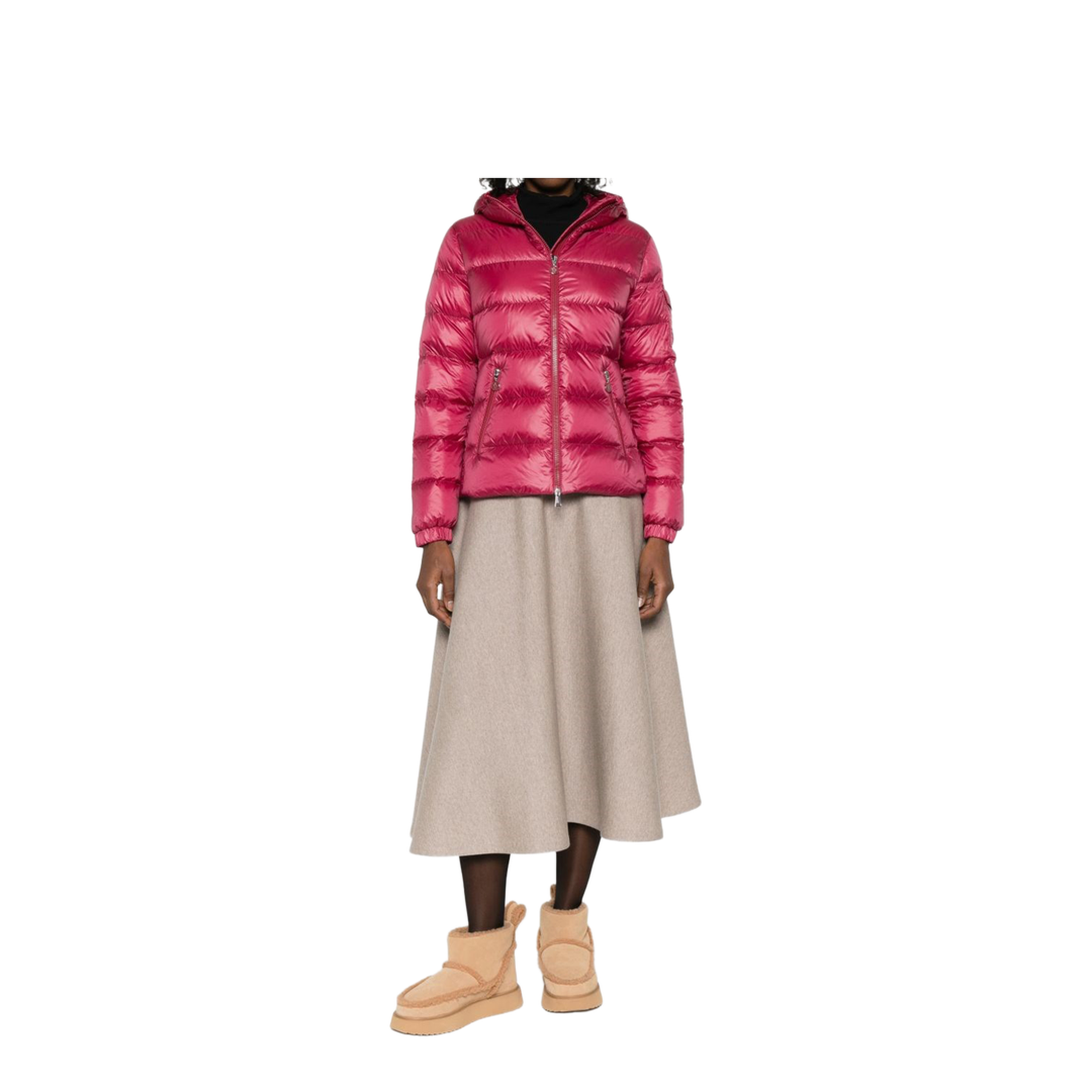 Glesse Hooded Short Down Jacket - Image 1