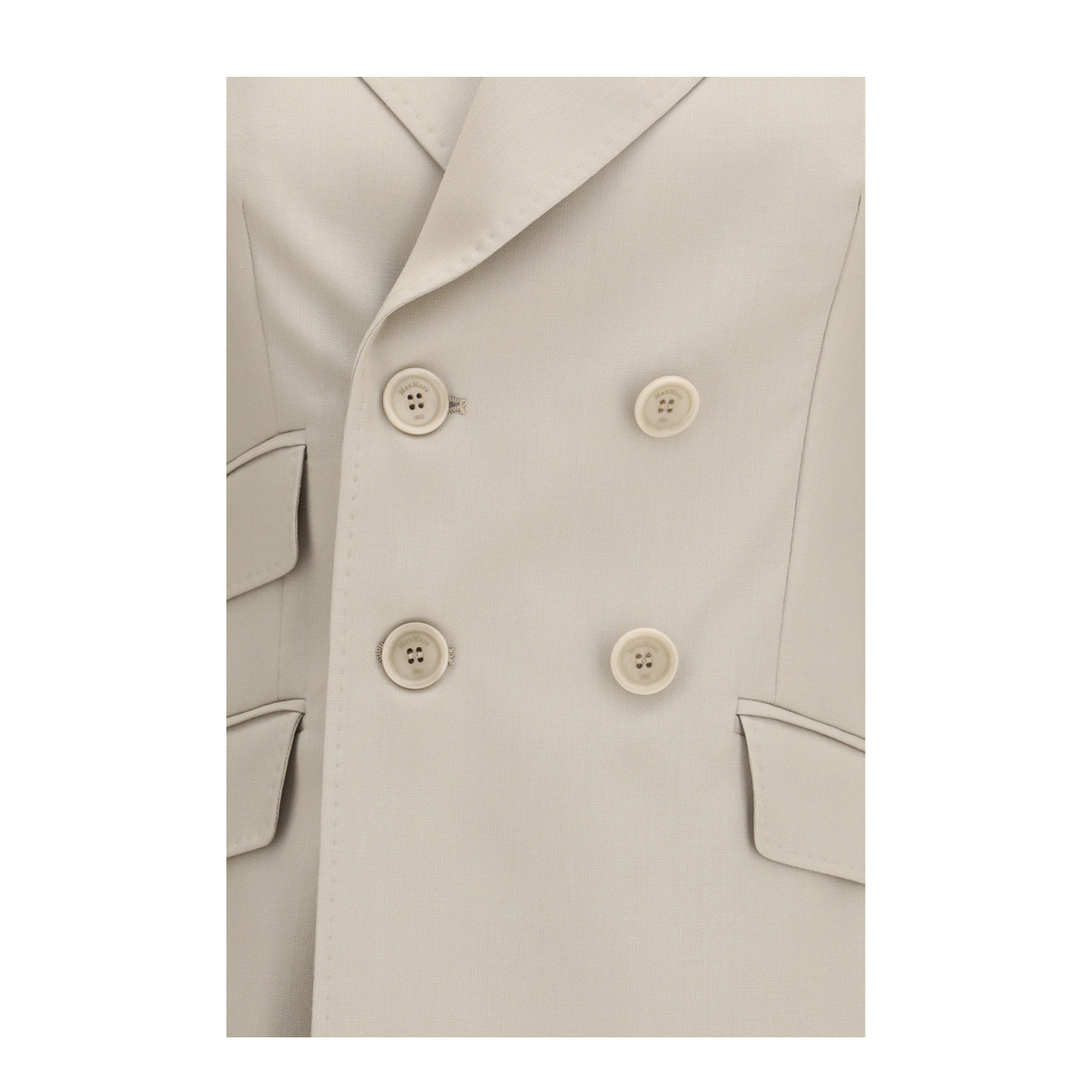 Placido Double-Breasted Blazer in Wool Mohair and Silk - Image 3