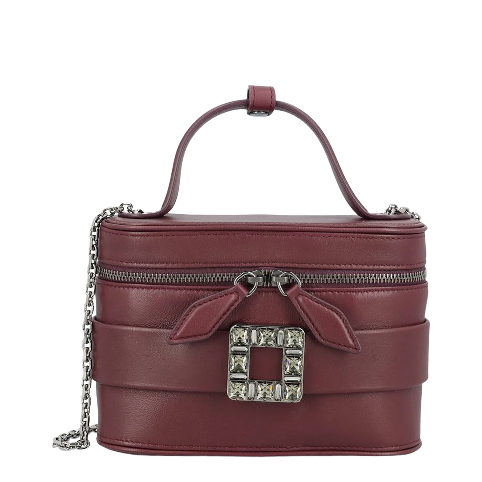 Vanity Très Vivier Micro Bag Leather Red - Image 1