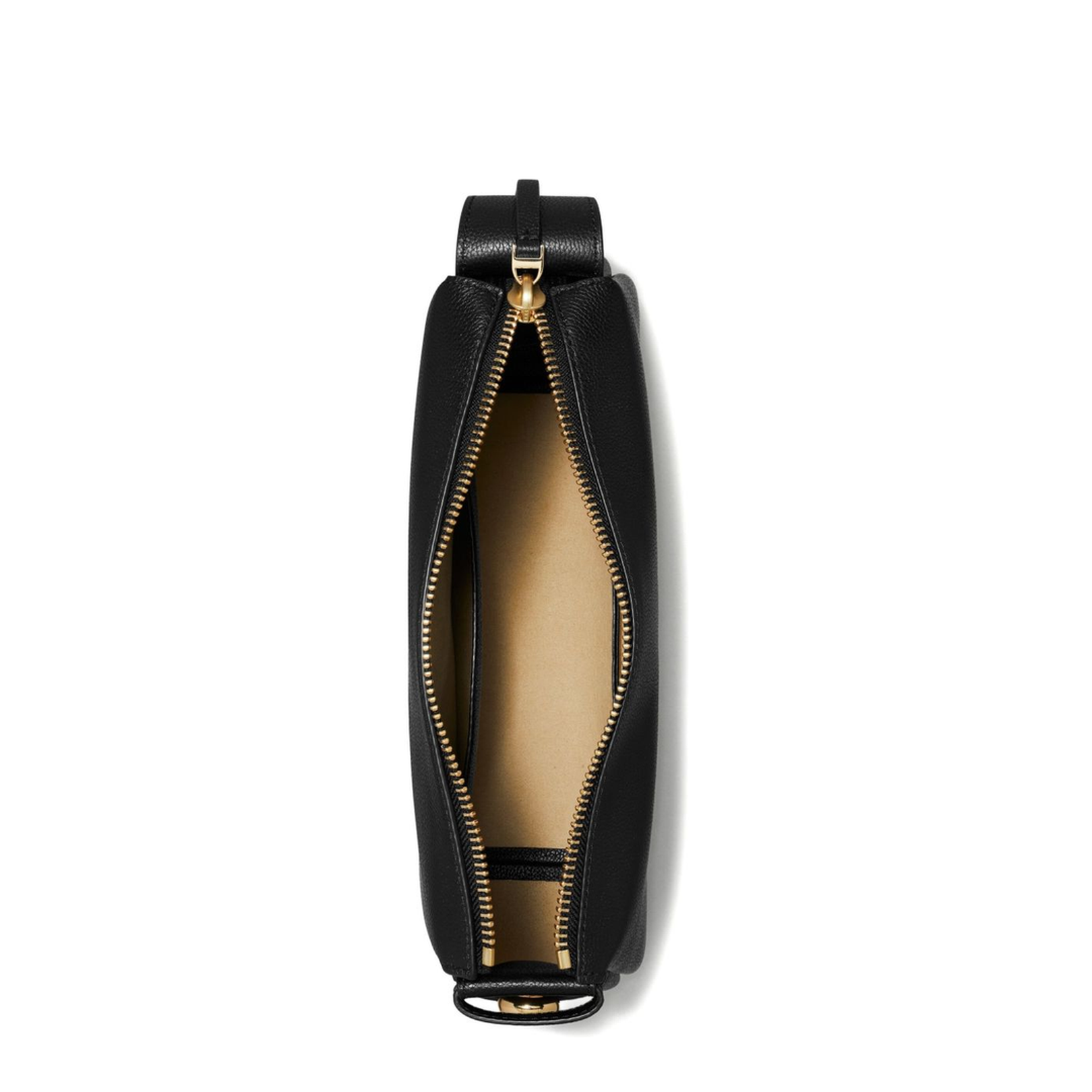 Romy Leather Shoulder Bag in Black - Image 2