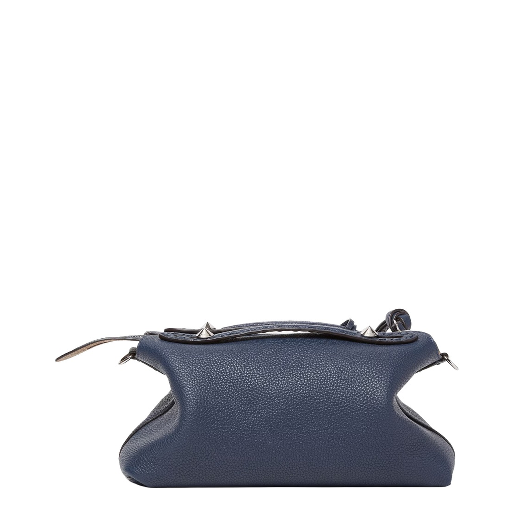 Messenger Bag Leather Deep Blue - Image 2