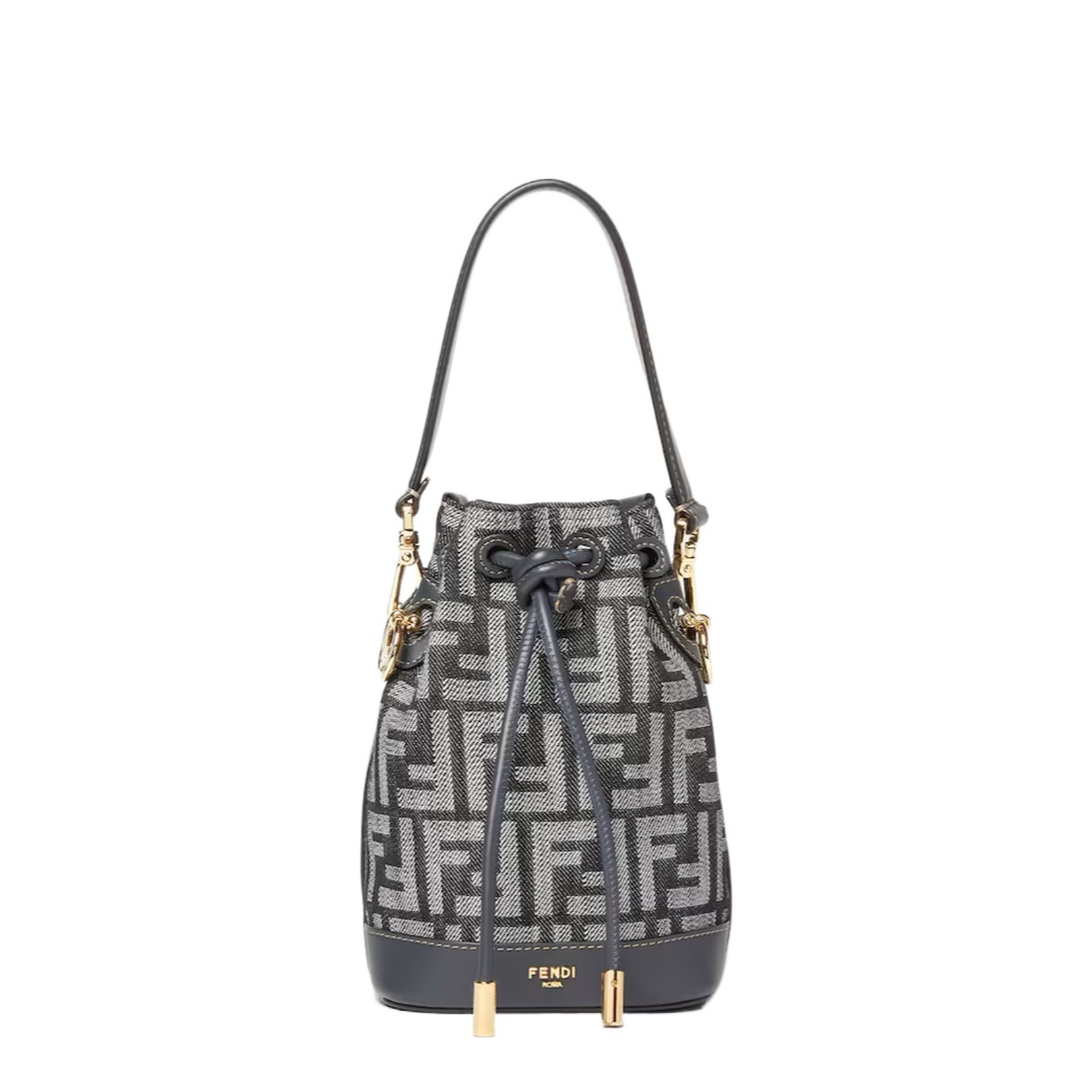 Mon Tresor Dark Blue Bucket Bag - Image 1
