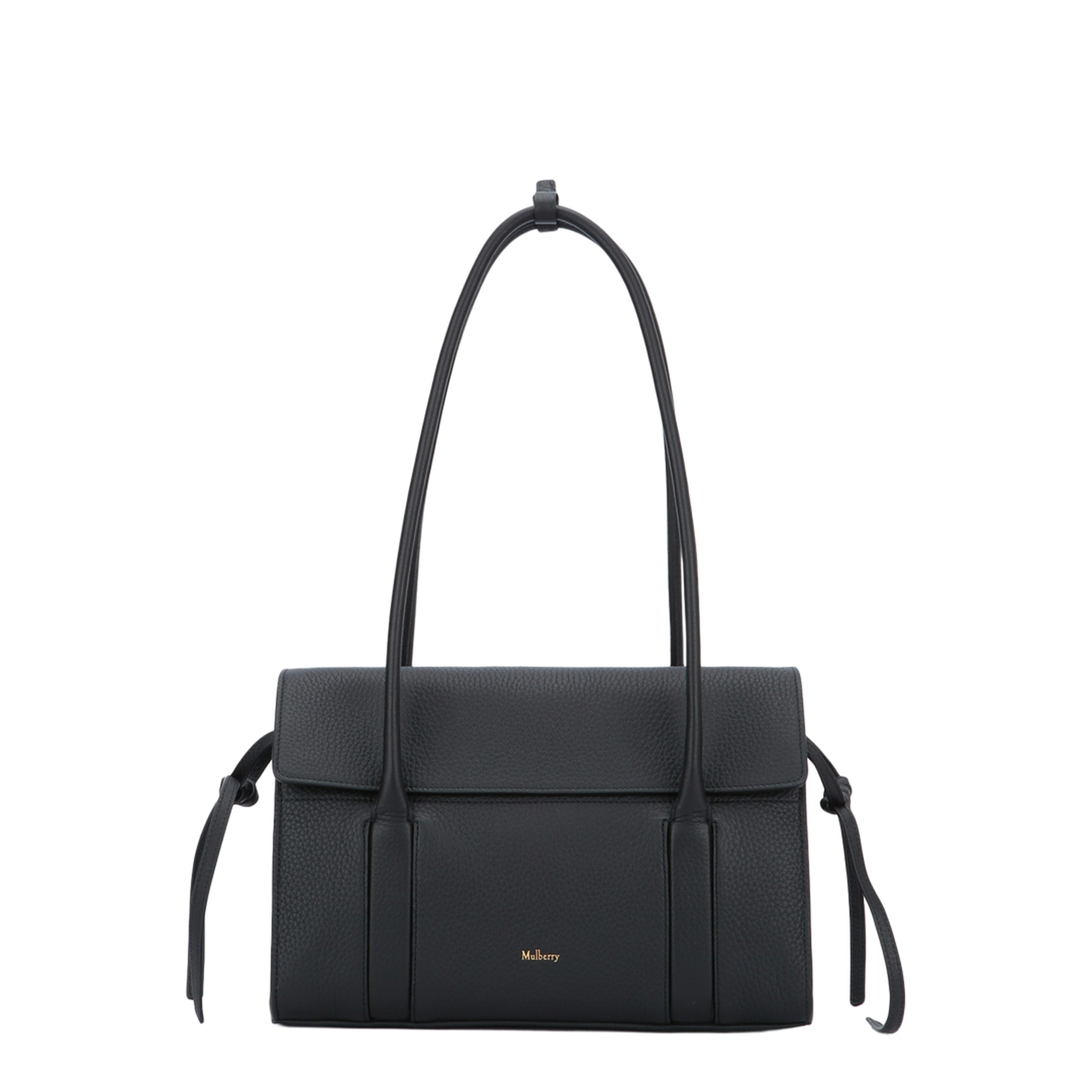 Bayswater Small Bovine Leather Shoulder Bag - Black - Image 1