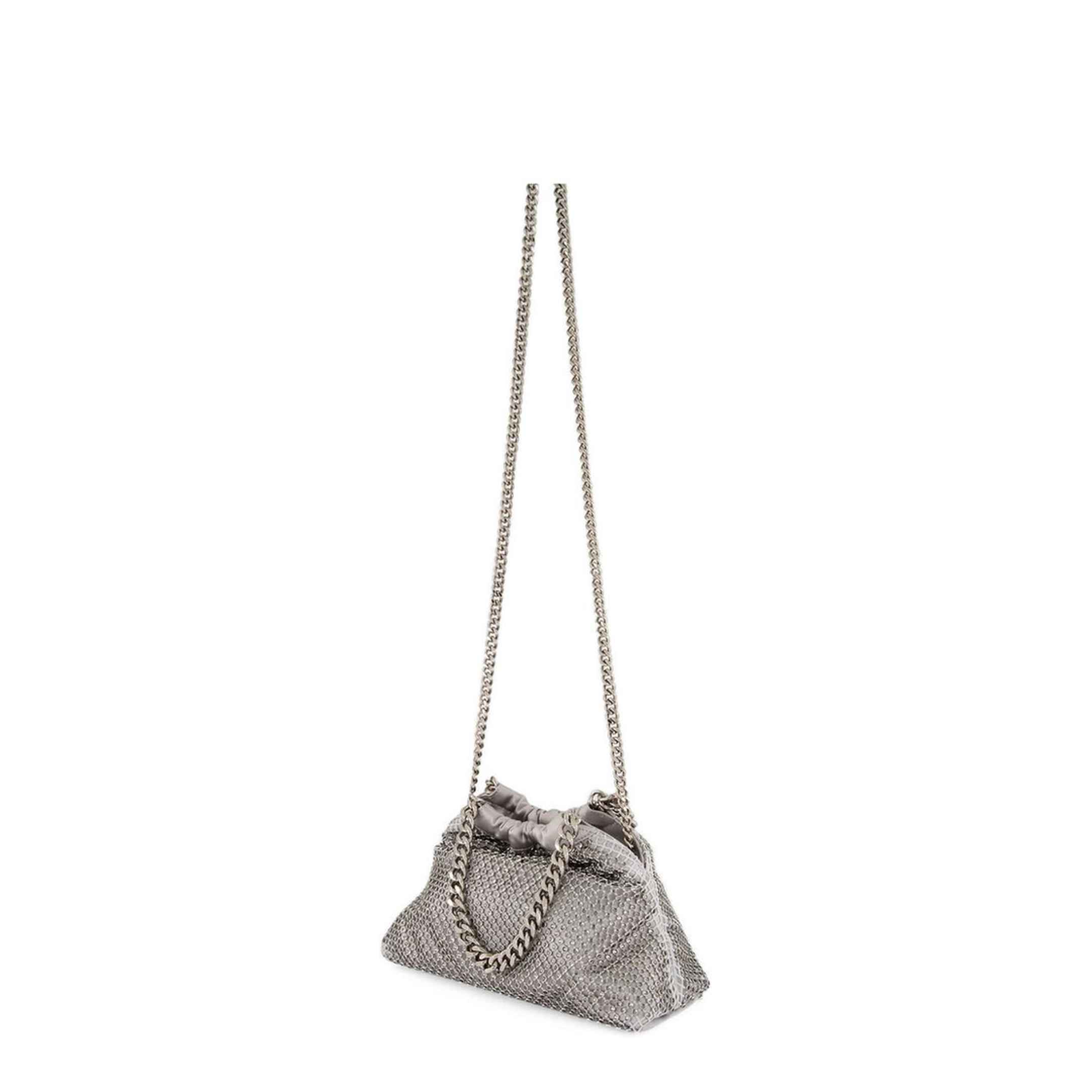Black Falabella Mini Drawstring Bag with Drawstring Closure - Image 2