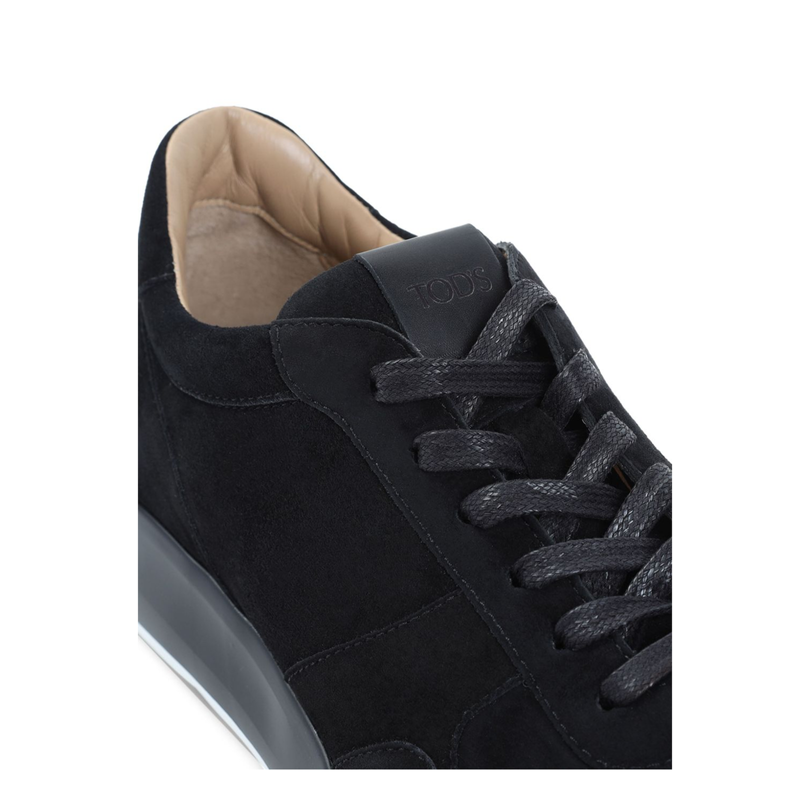 Black Lace-Up Fastening Shoes - Image 4