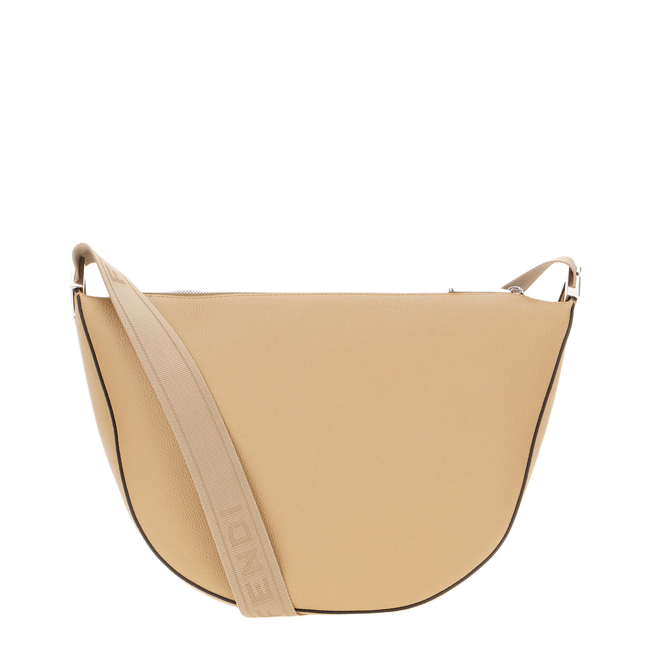 FF Squared Medium Calf Leather Crossbody - Beige - Image 3