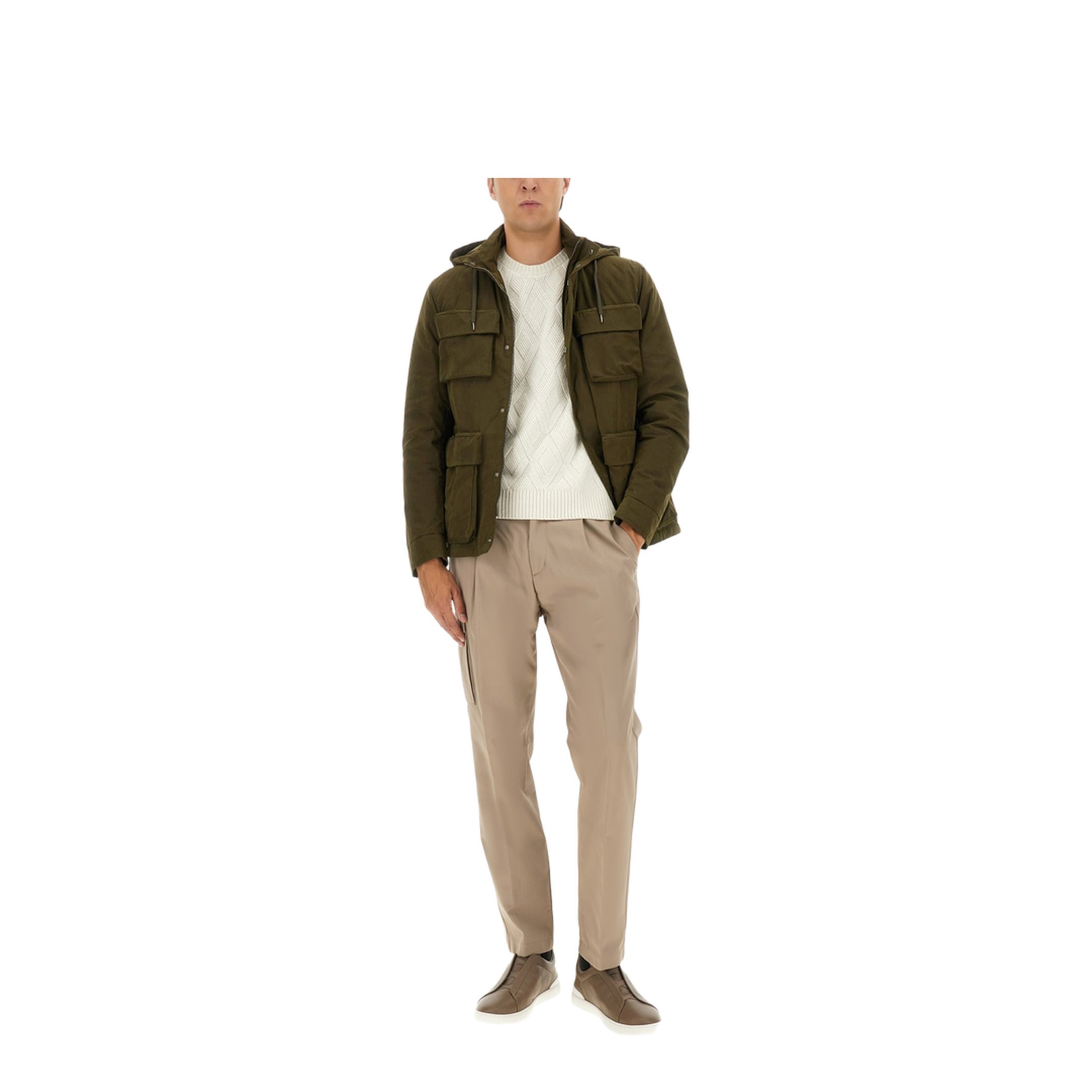 Waxed Cotton Short Parka - Image 2