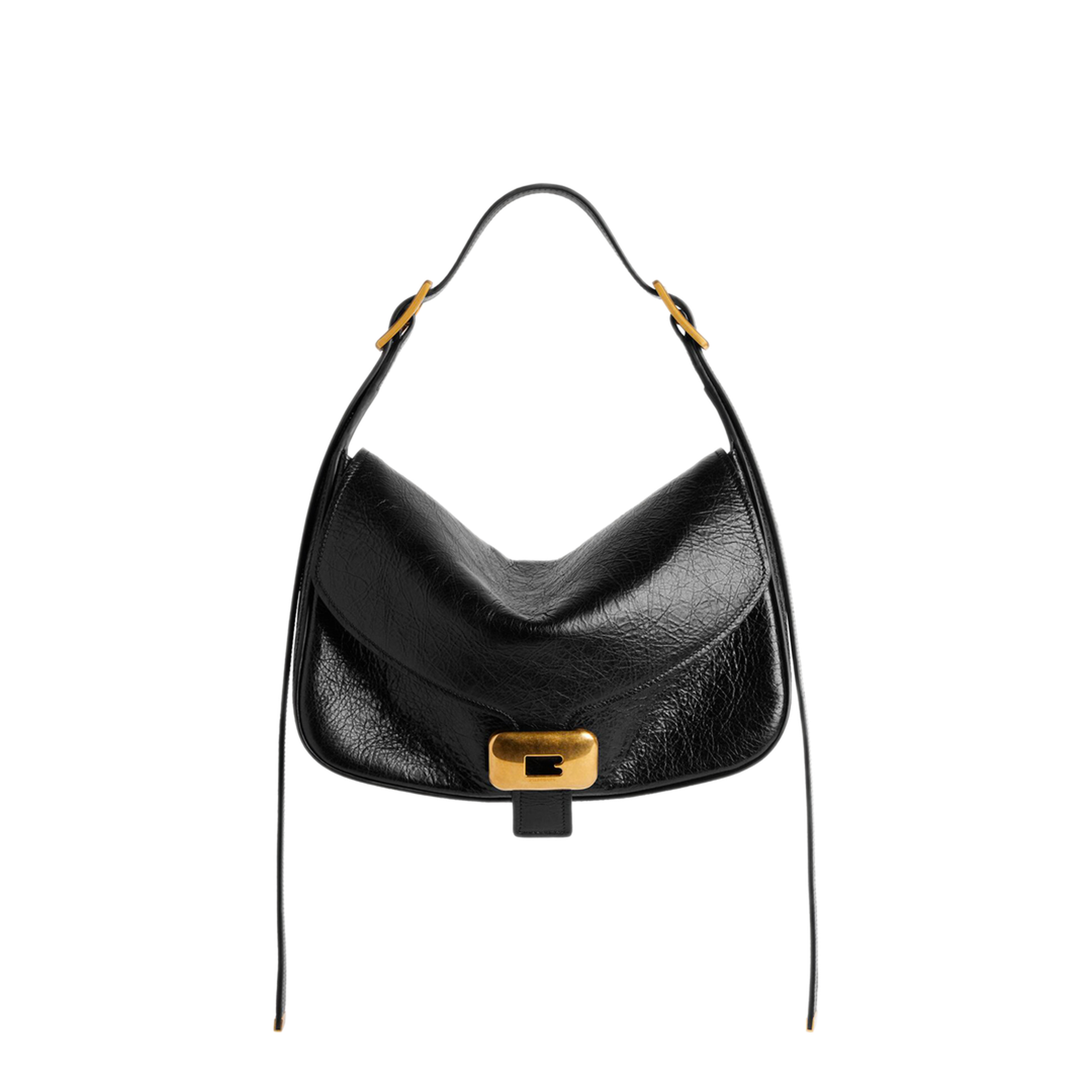 Clicca Shoulder Bag Medium in Black - Image 1