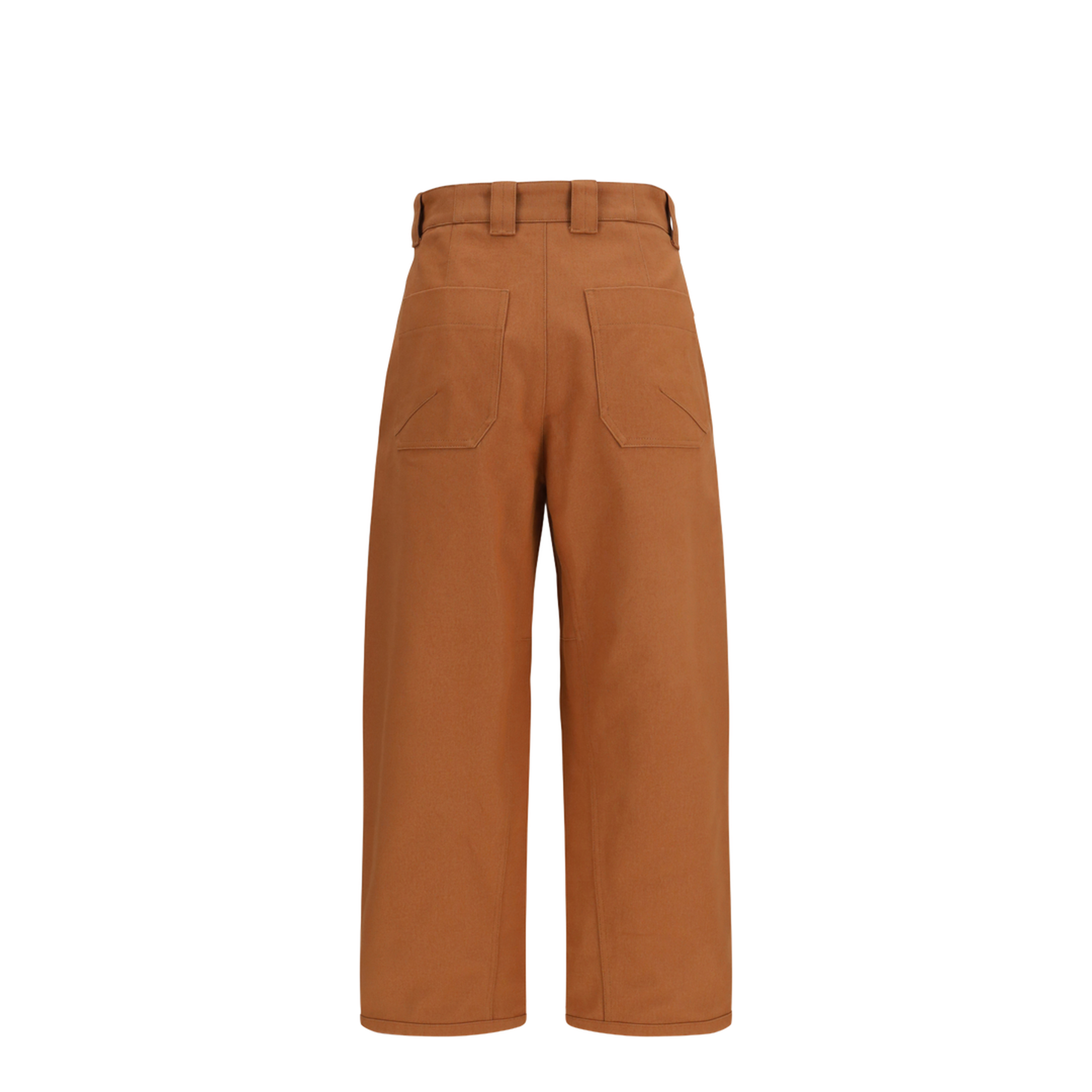 Cotton Canvas Barrel-Leg Pants - Image 2