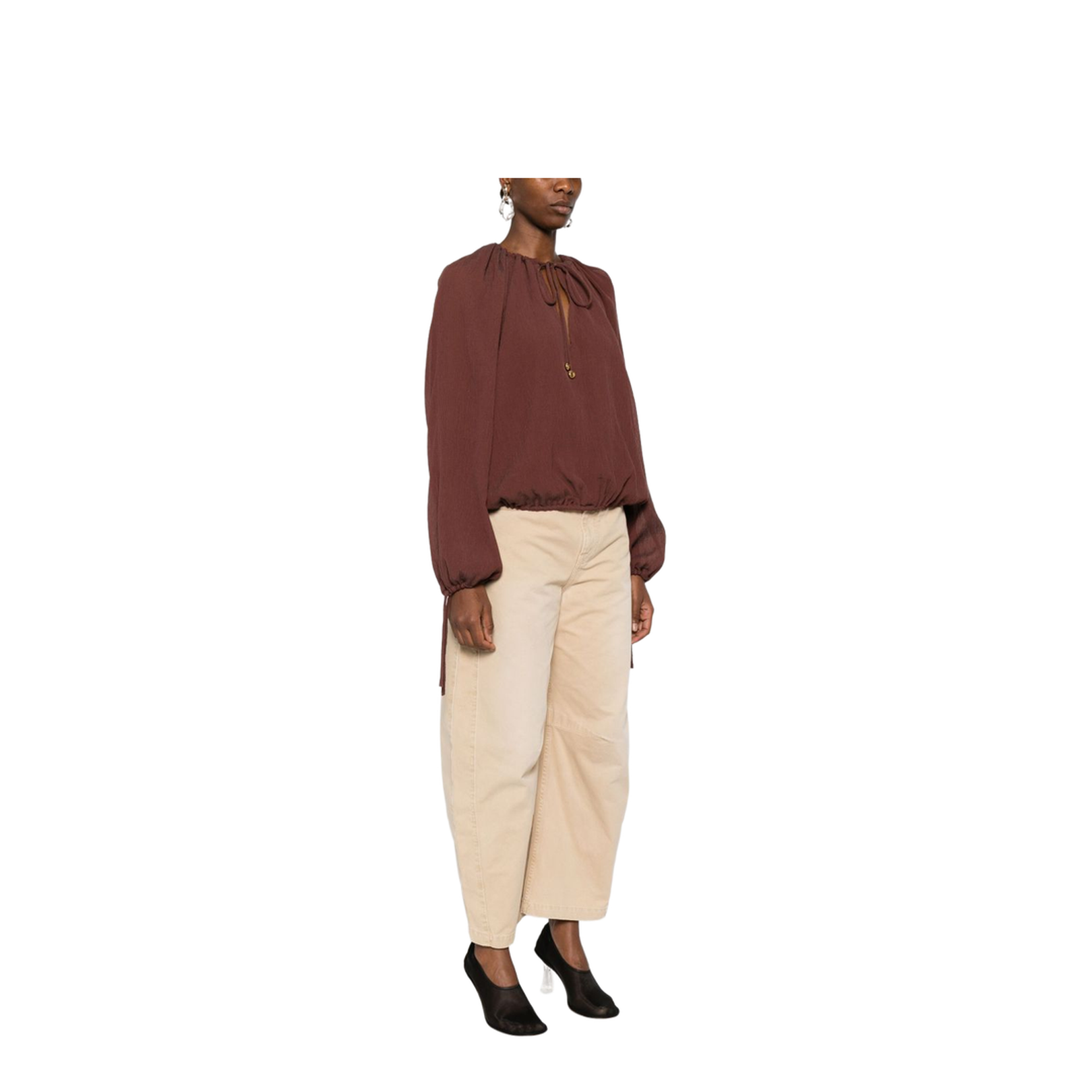 Cotton and Silk Blend Blouse - Image 3