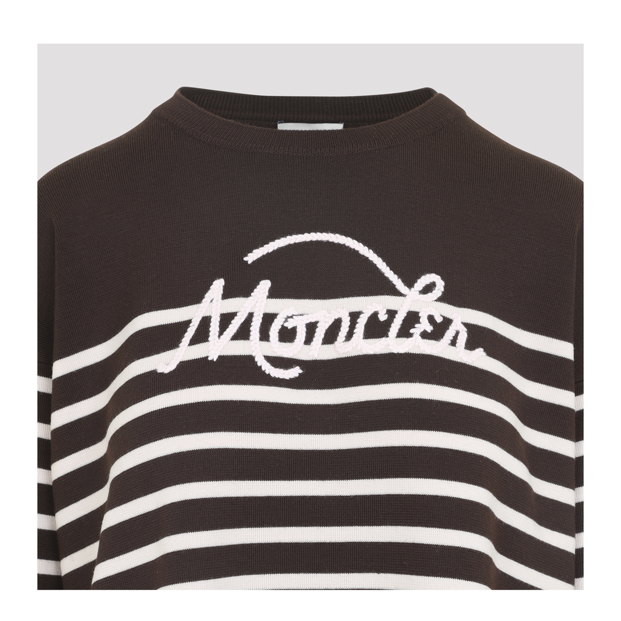 Striped Logo Knit Sweater - Image 5