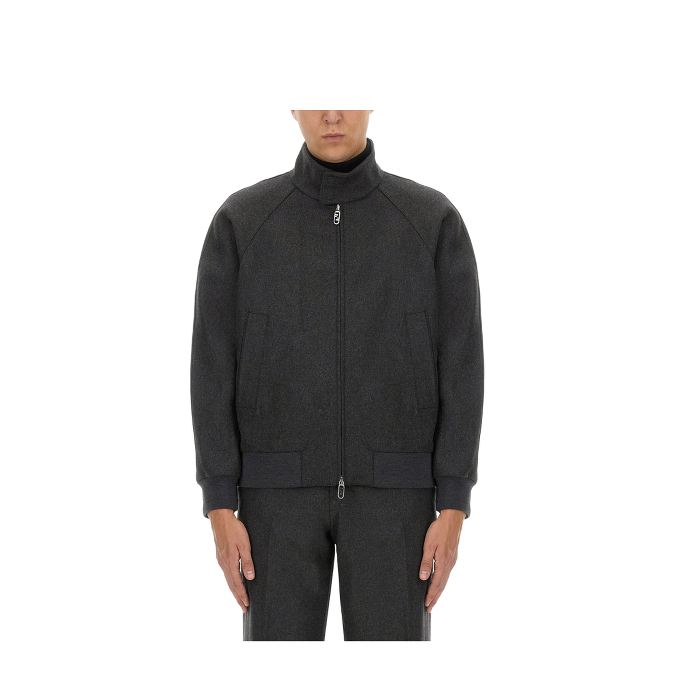 Cashmere Bomber Jacket - Image 1
