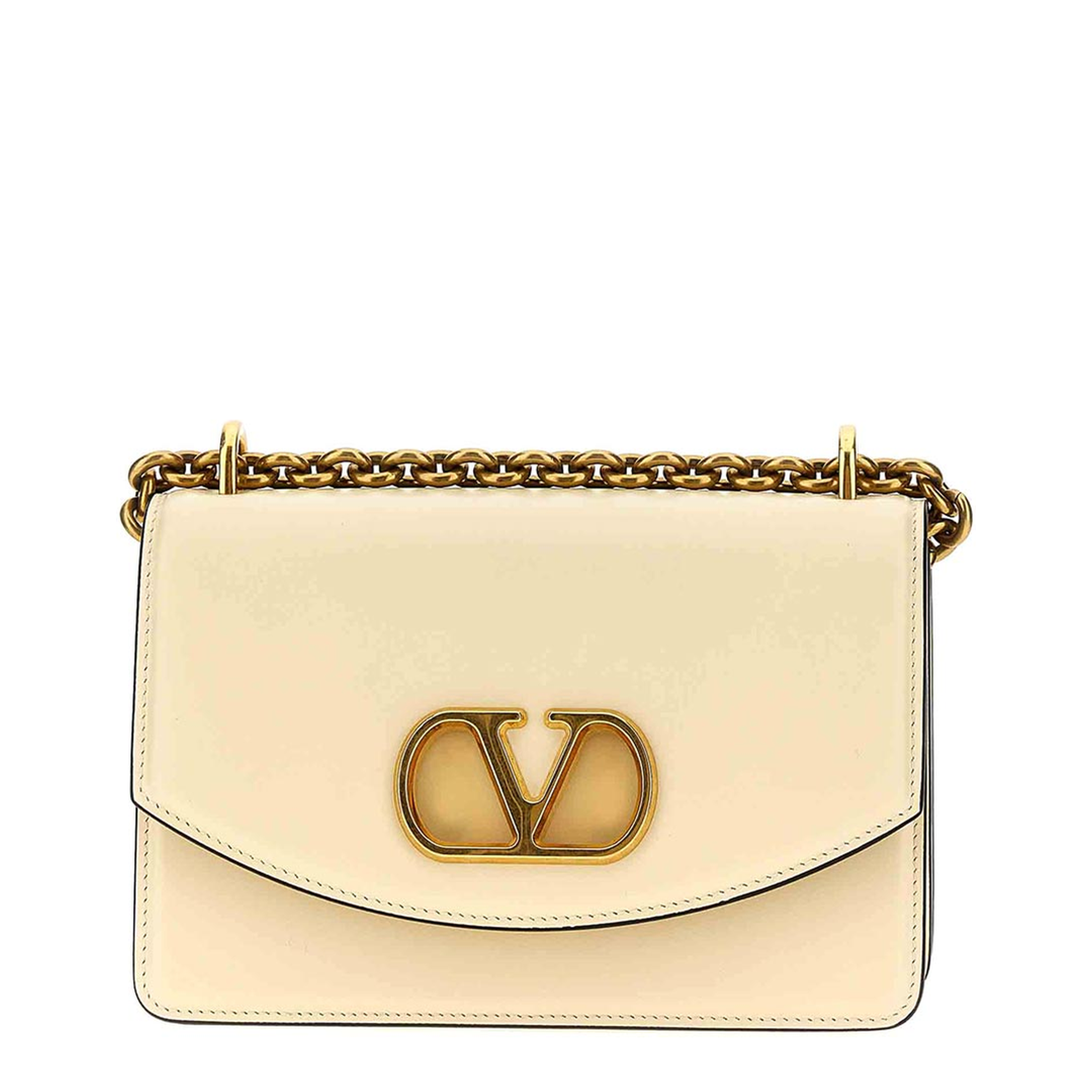 Vain Calfskin Shoulder Bag - White - Image 1