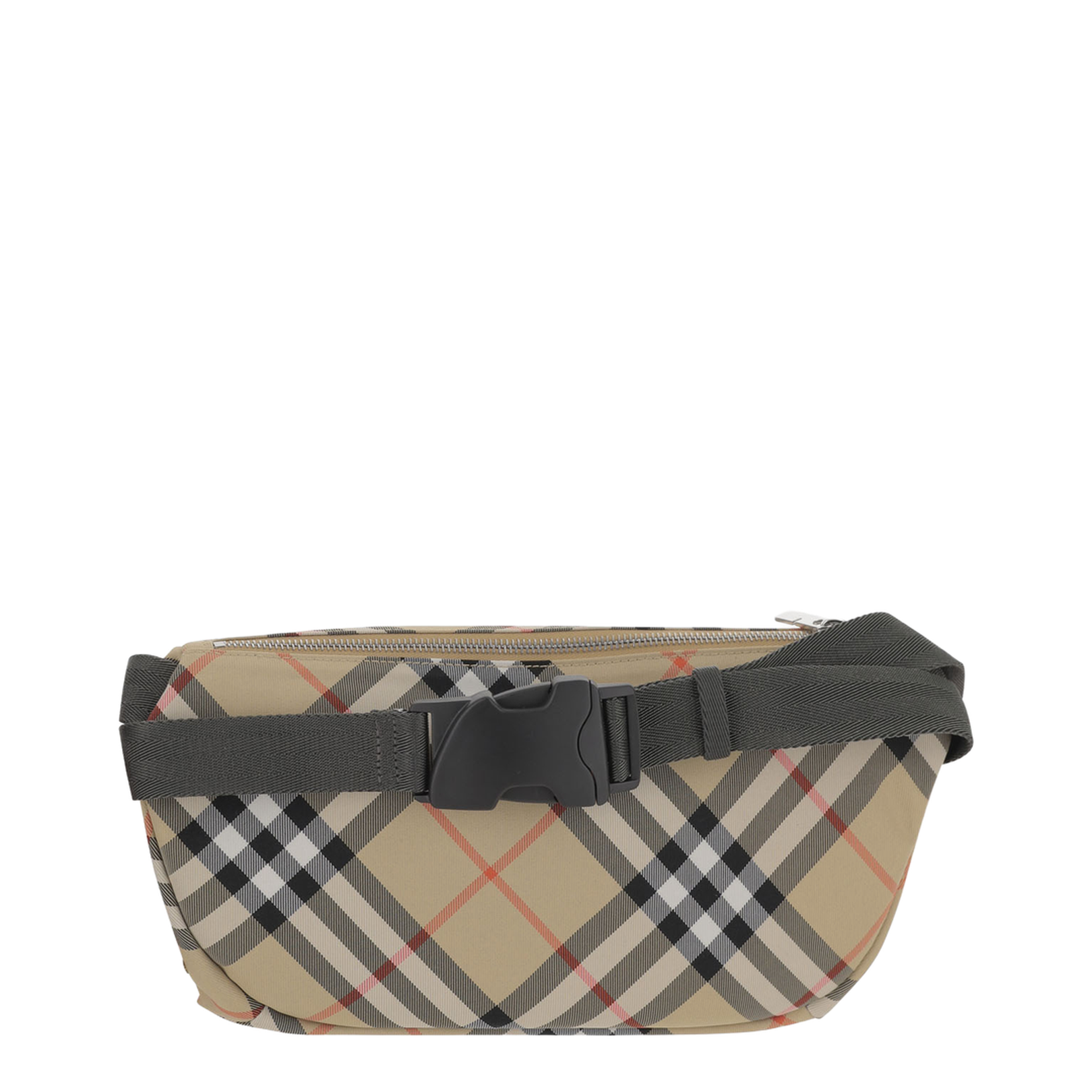 Check Canvas Belt Bags - Sand - Image 3