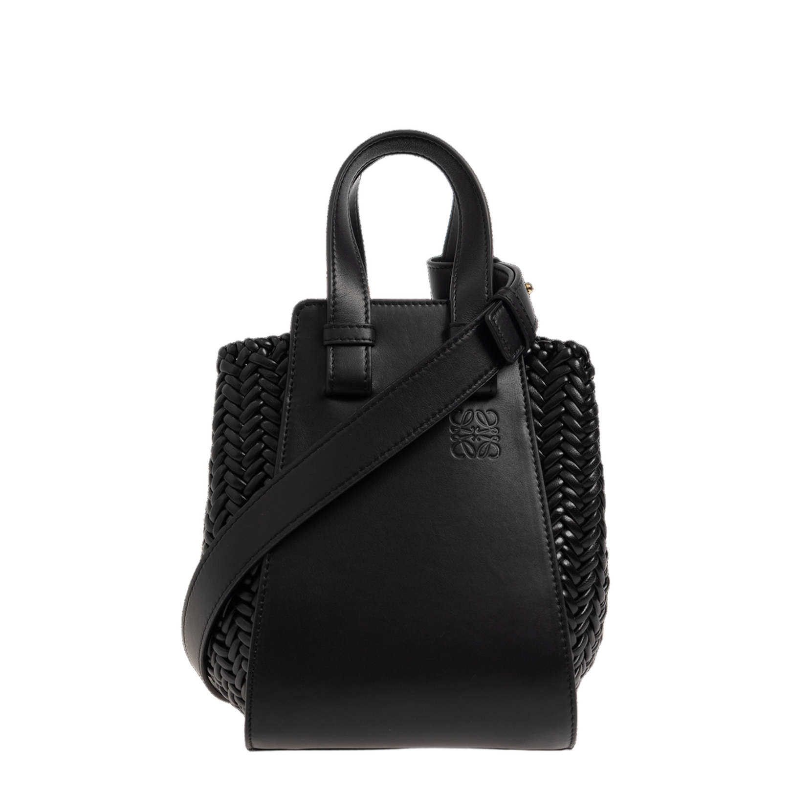 Hammock Calfskin Shoulder Bag - Black - Image 1