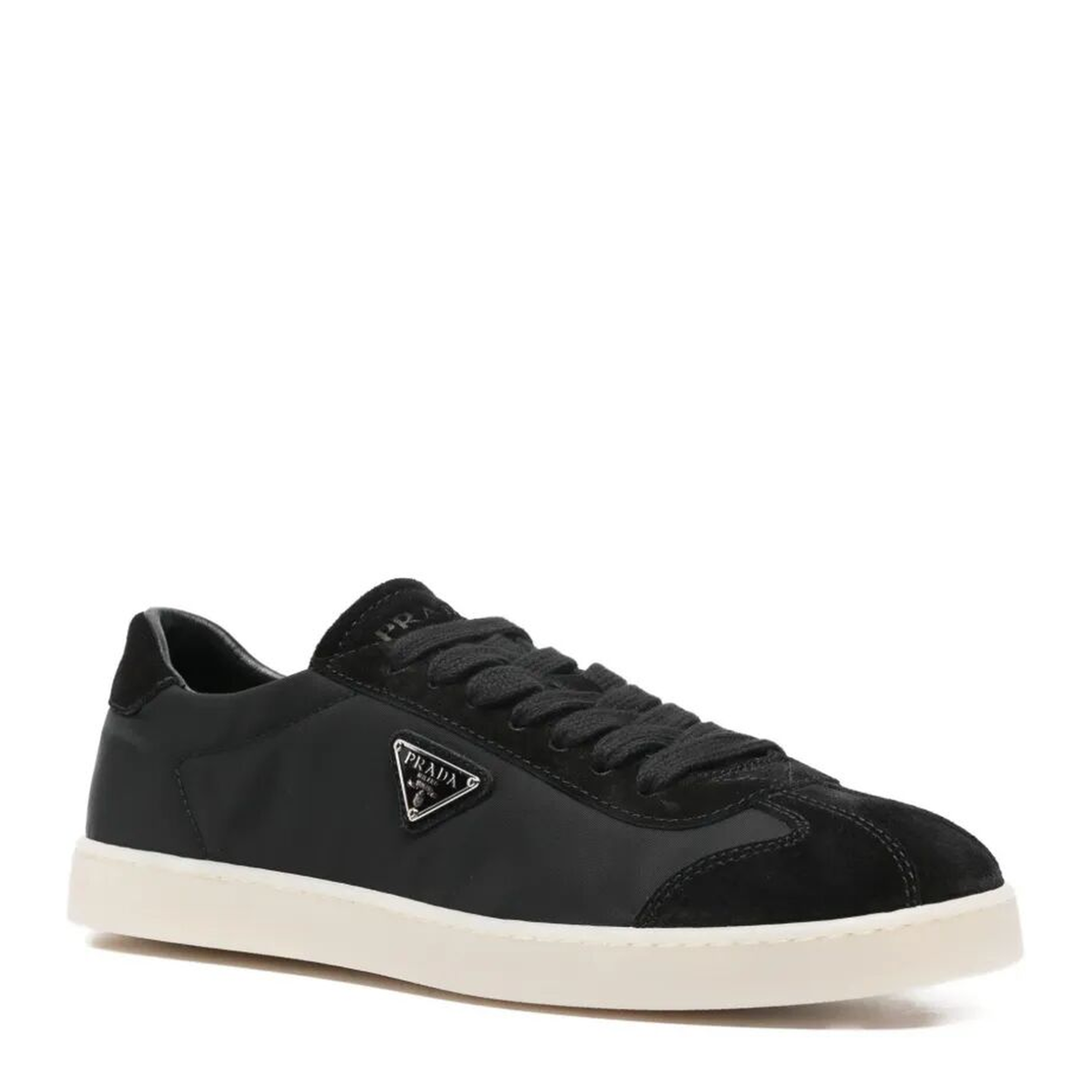 Nylon Sneakers With Suede Inserts - Image 2