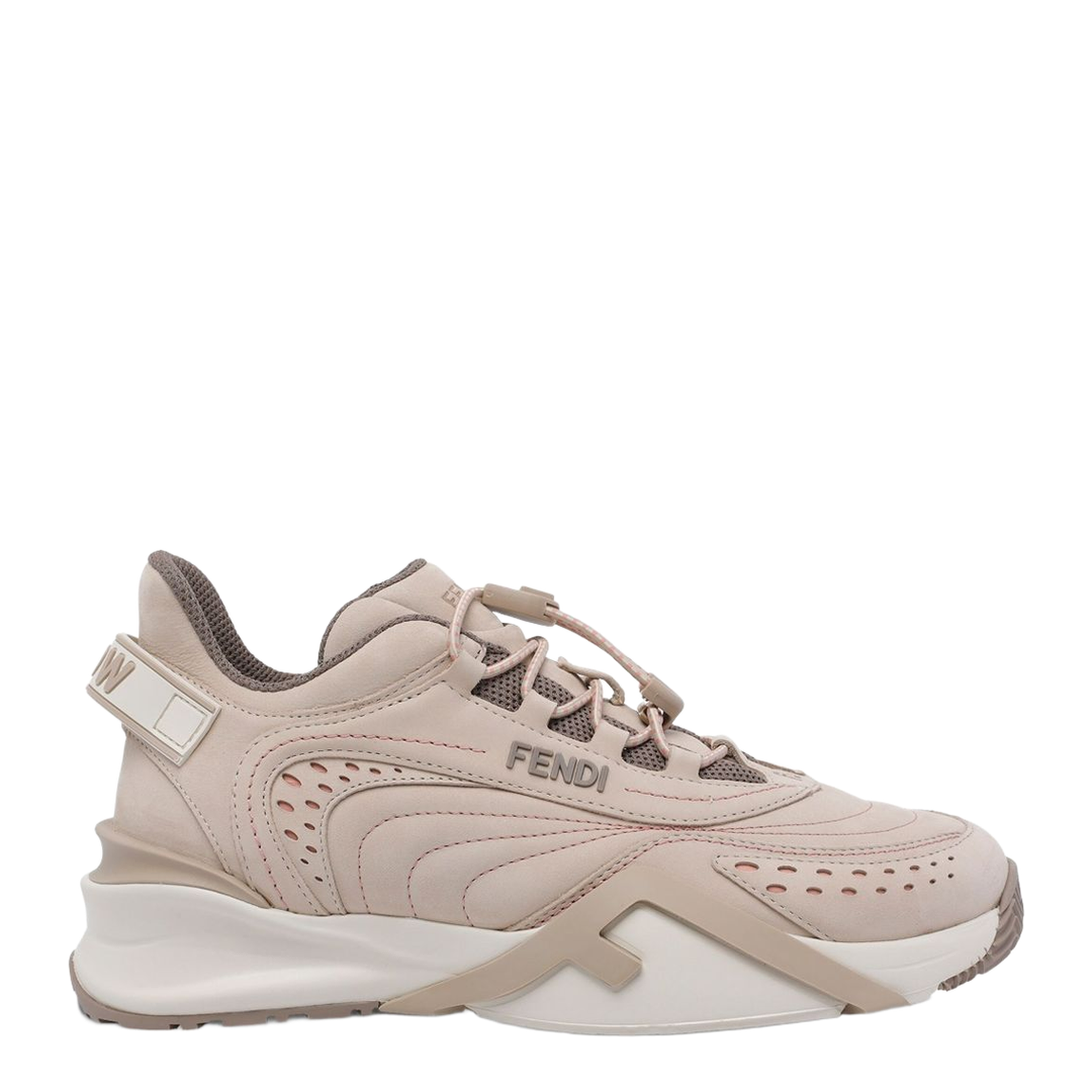 Flow Sneakers with Embossed Logo on the Side - Image 1