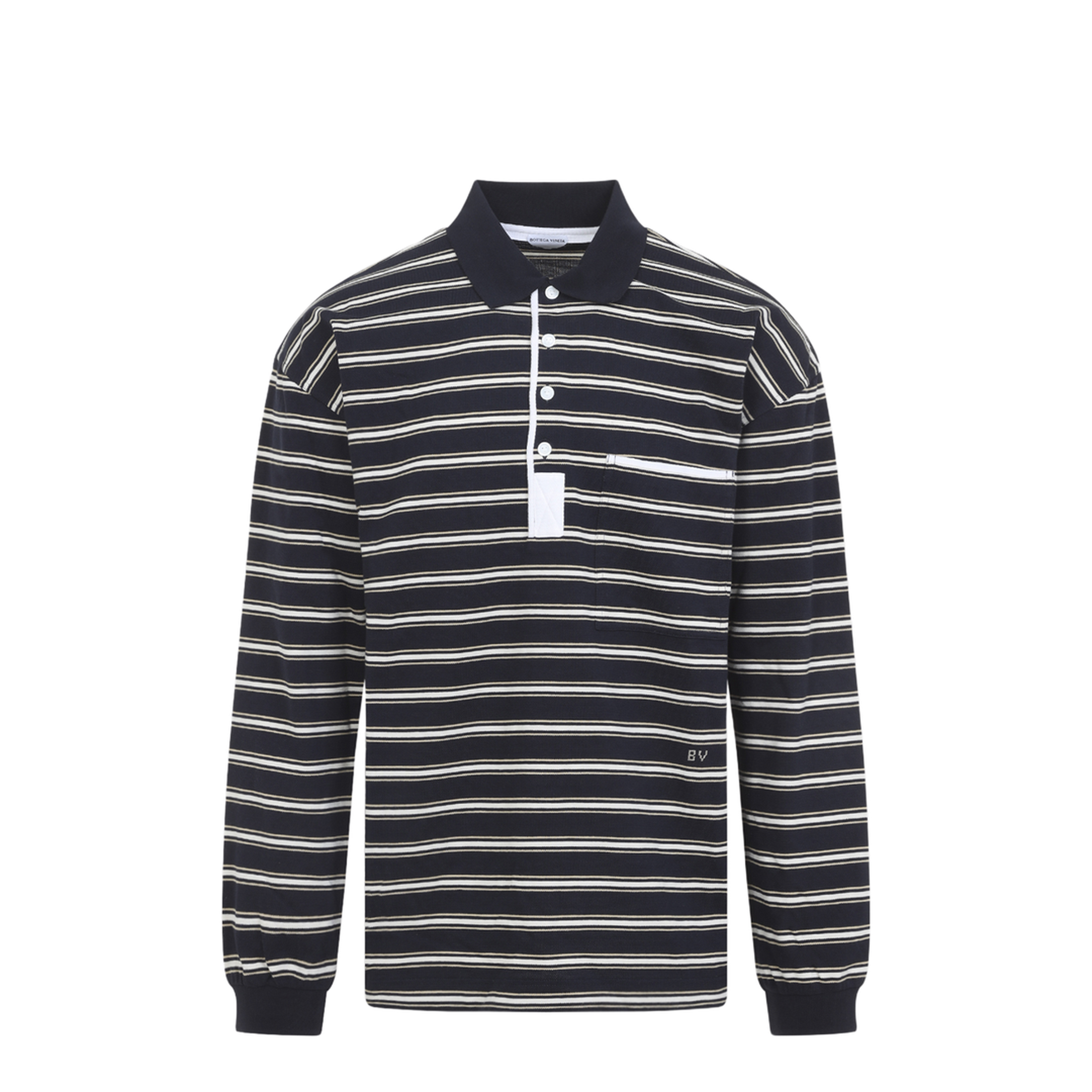 Stripes Piquet Polo - Image 1