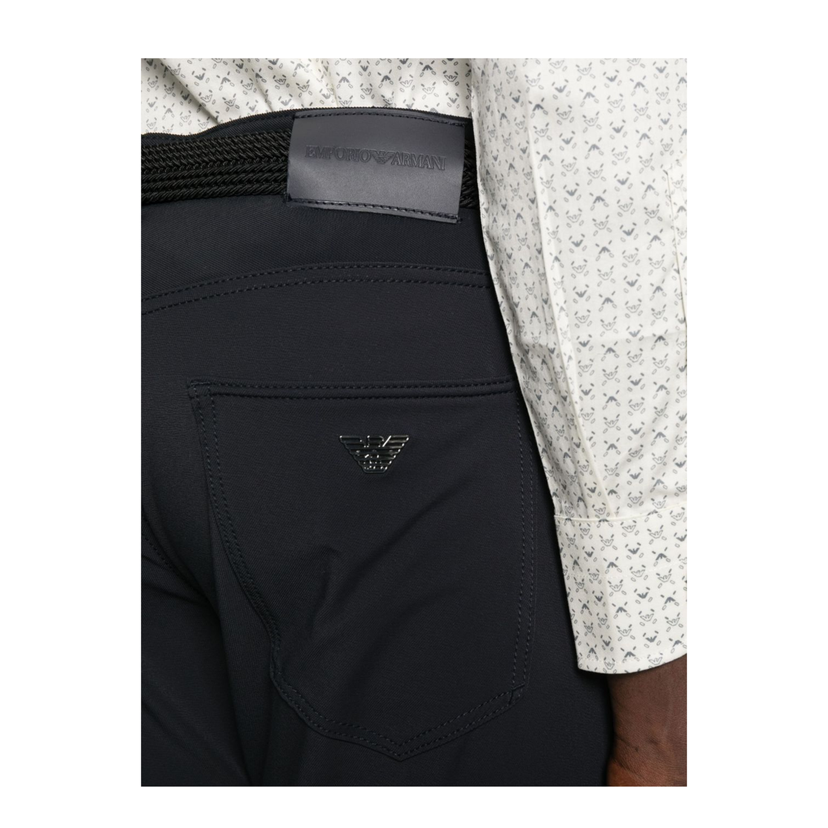 Black Straight Leg Jeans - Image 2