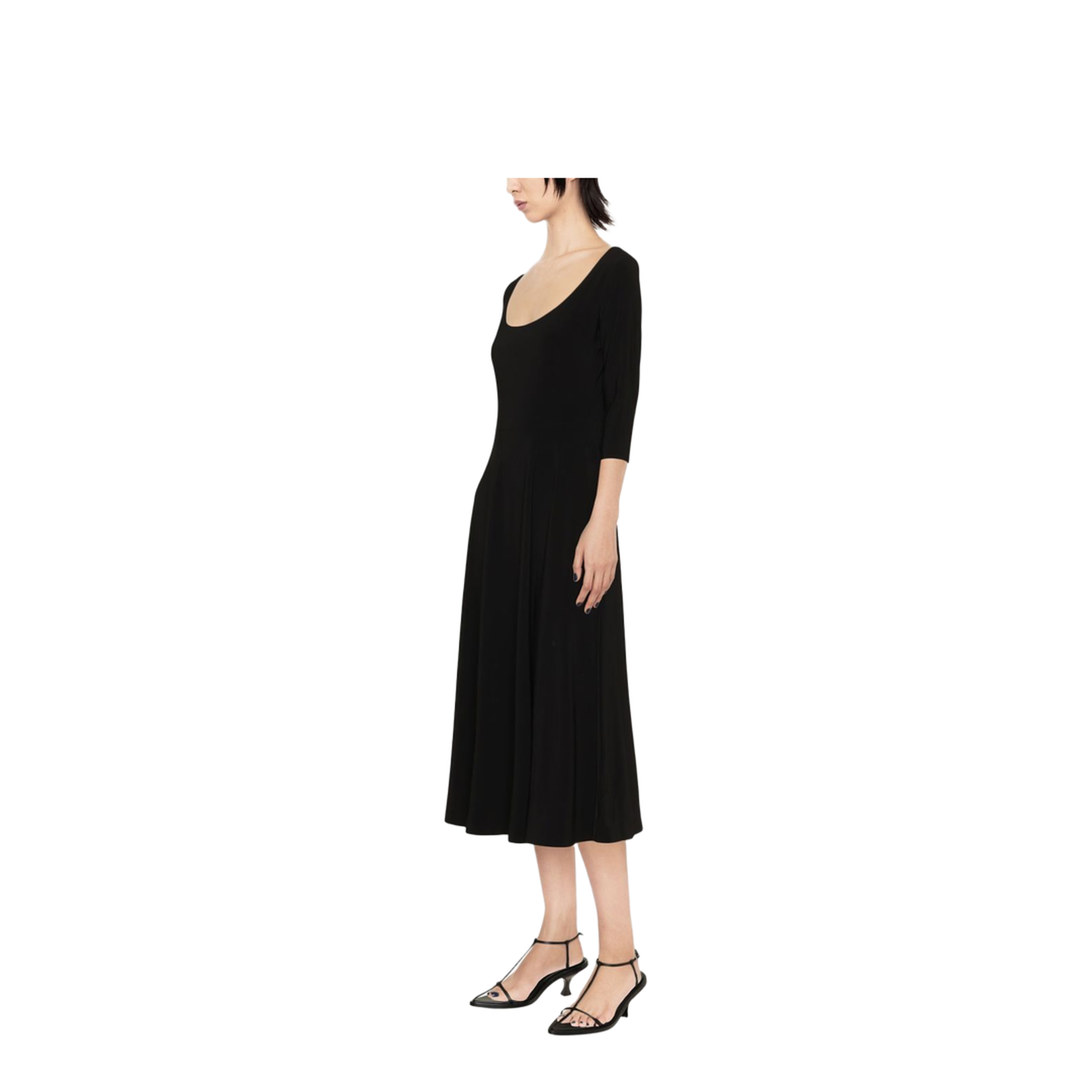 Flared Midi Dress - Image 4