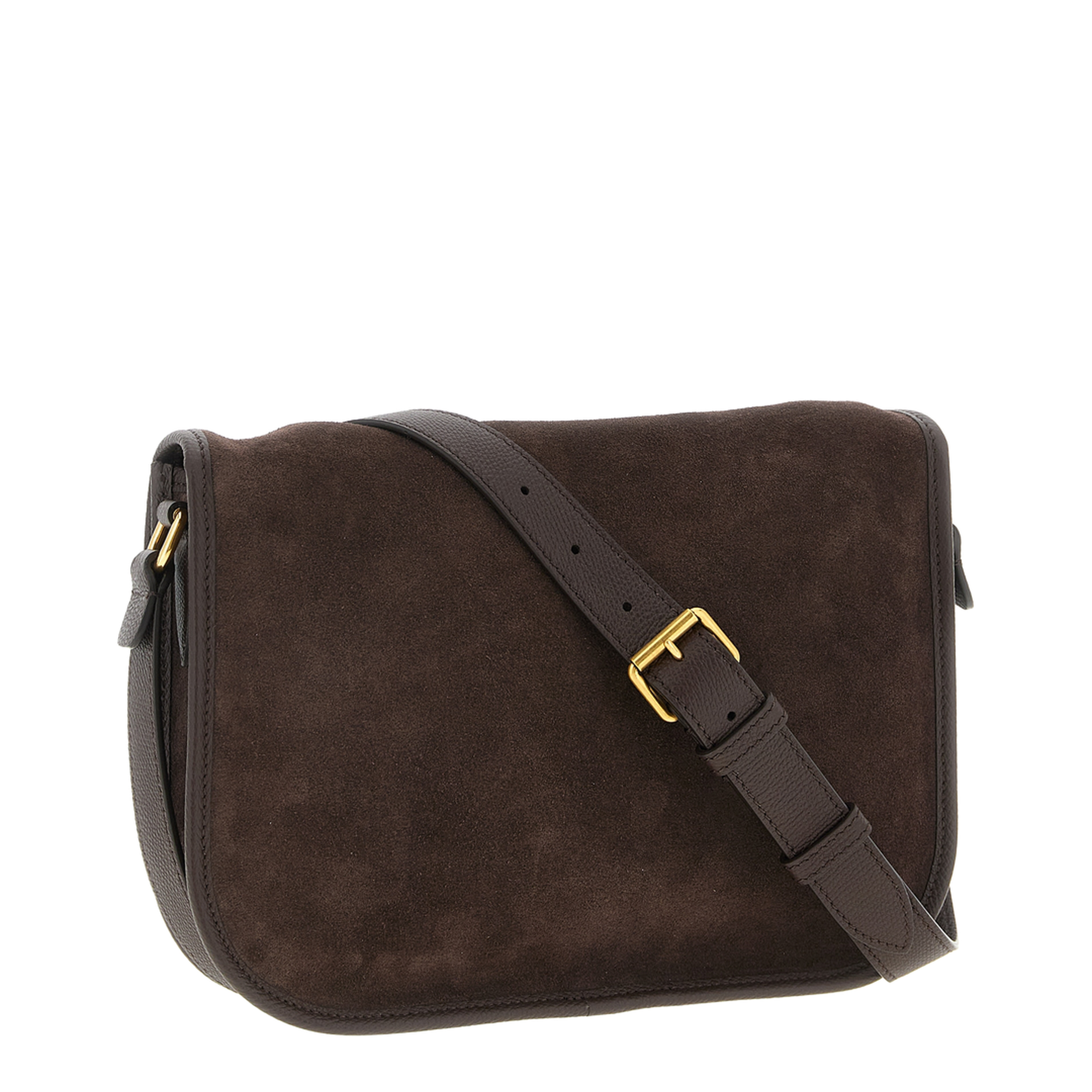 Antibes Suede Shoulder Bag - Ebony - Image 2
