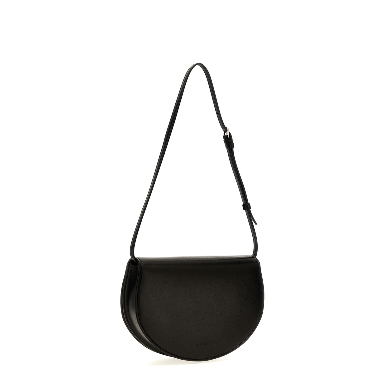Lambskin Leather Shoulder Bag - Black - Image 4