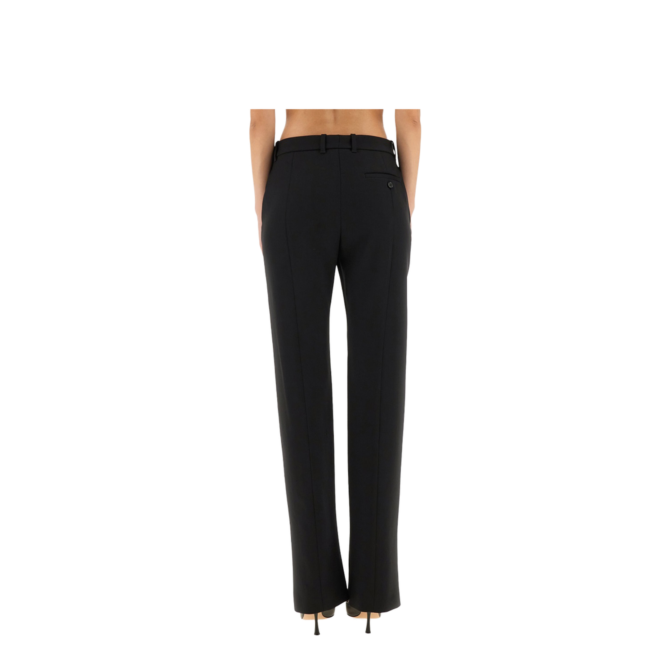 Wool Gabardine Tailored Pants - Image 4