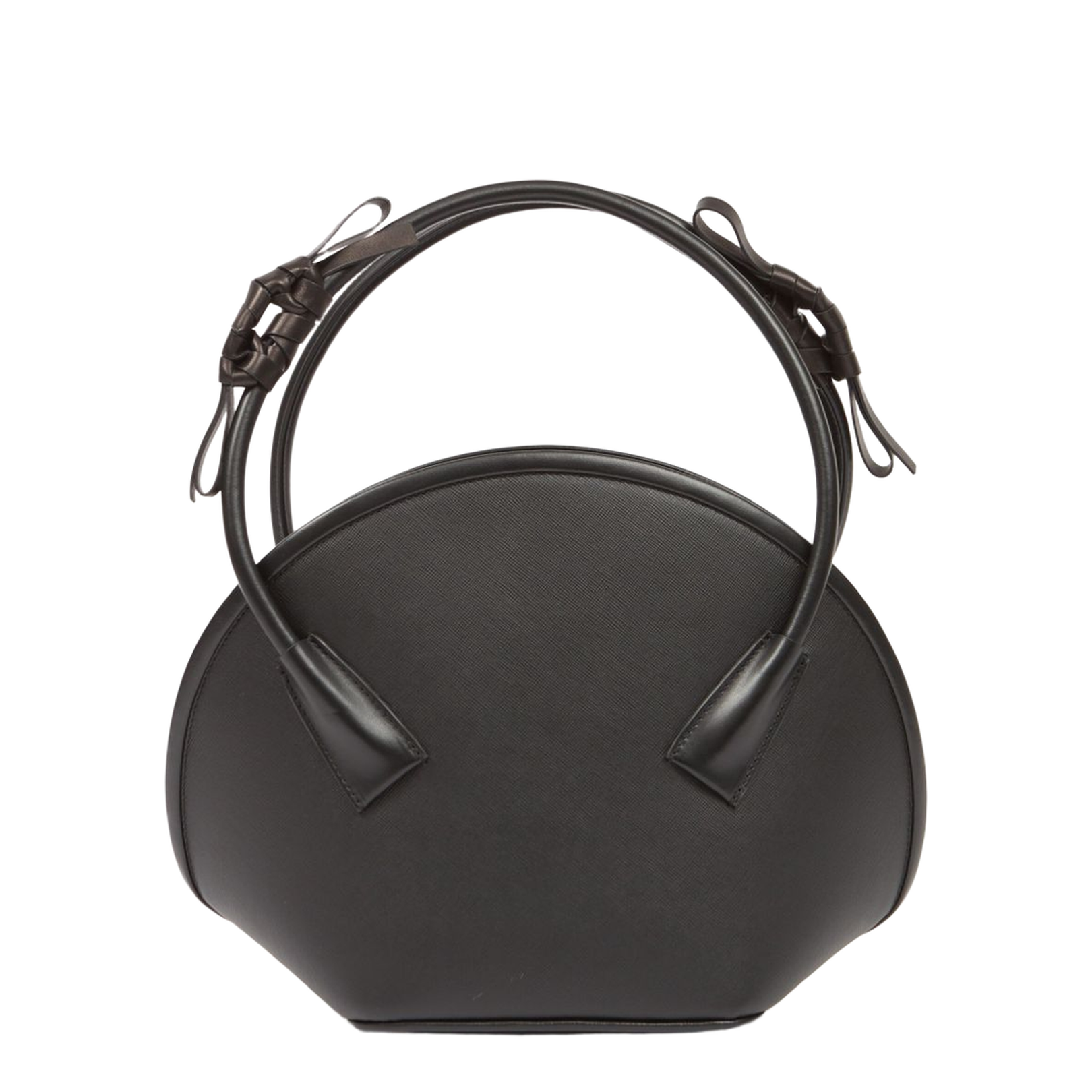 Fortune Small Calf Leather Handbag - Black - Image 1