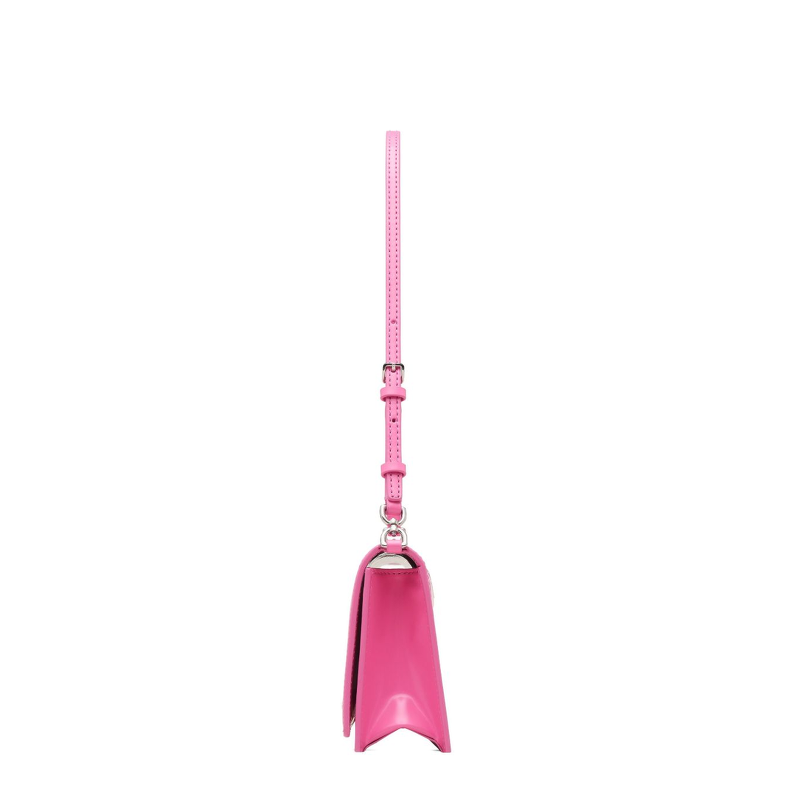 Glam Mirror Spazzolato Shoulder Bag - Bow Pink - Image 5