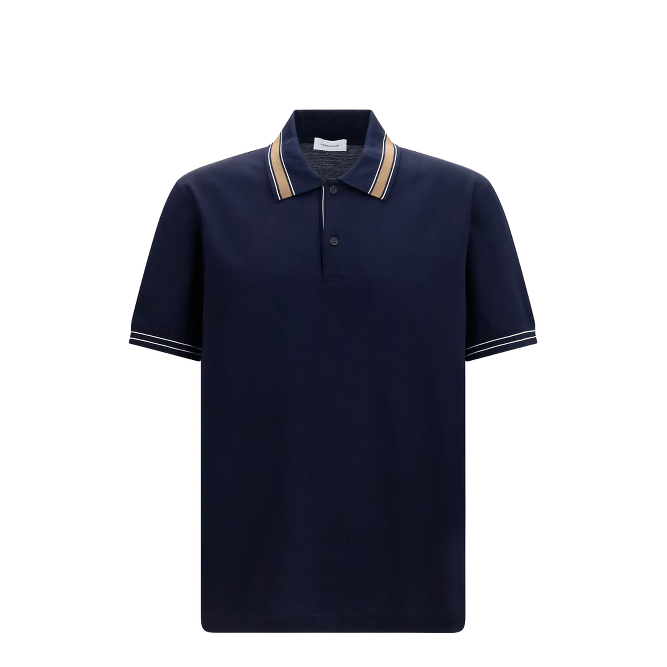Cotton Piqué Polo Shirt - Image 1