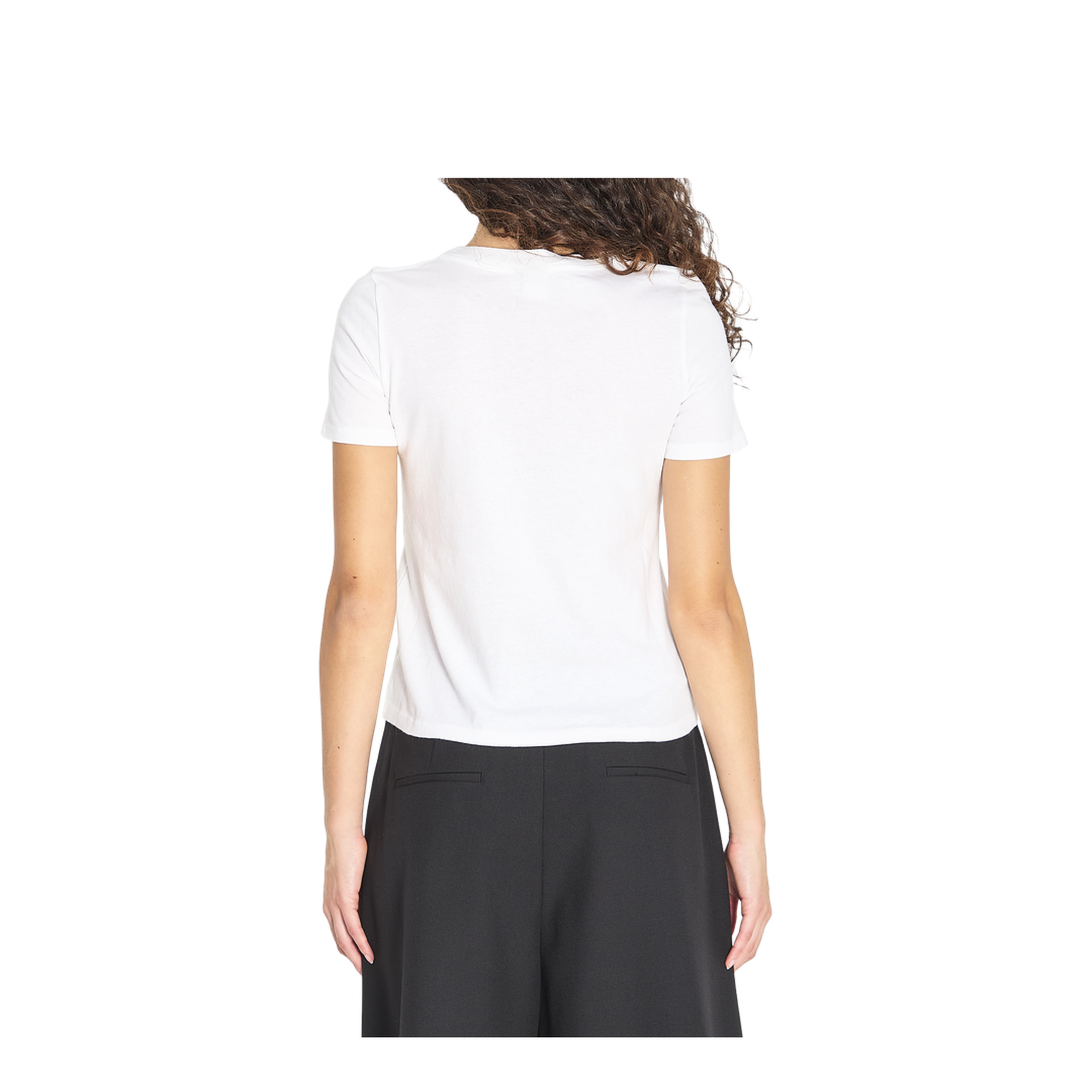 Baby Fit Logo T-Shirt in Cotton Jersey White - Image 4