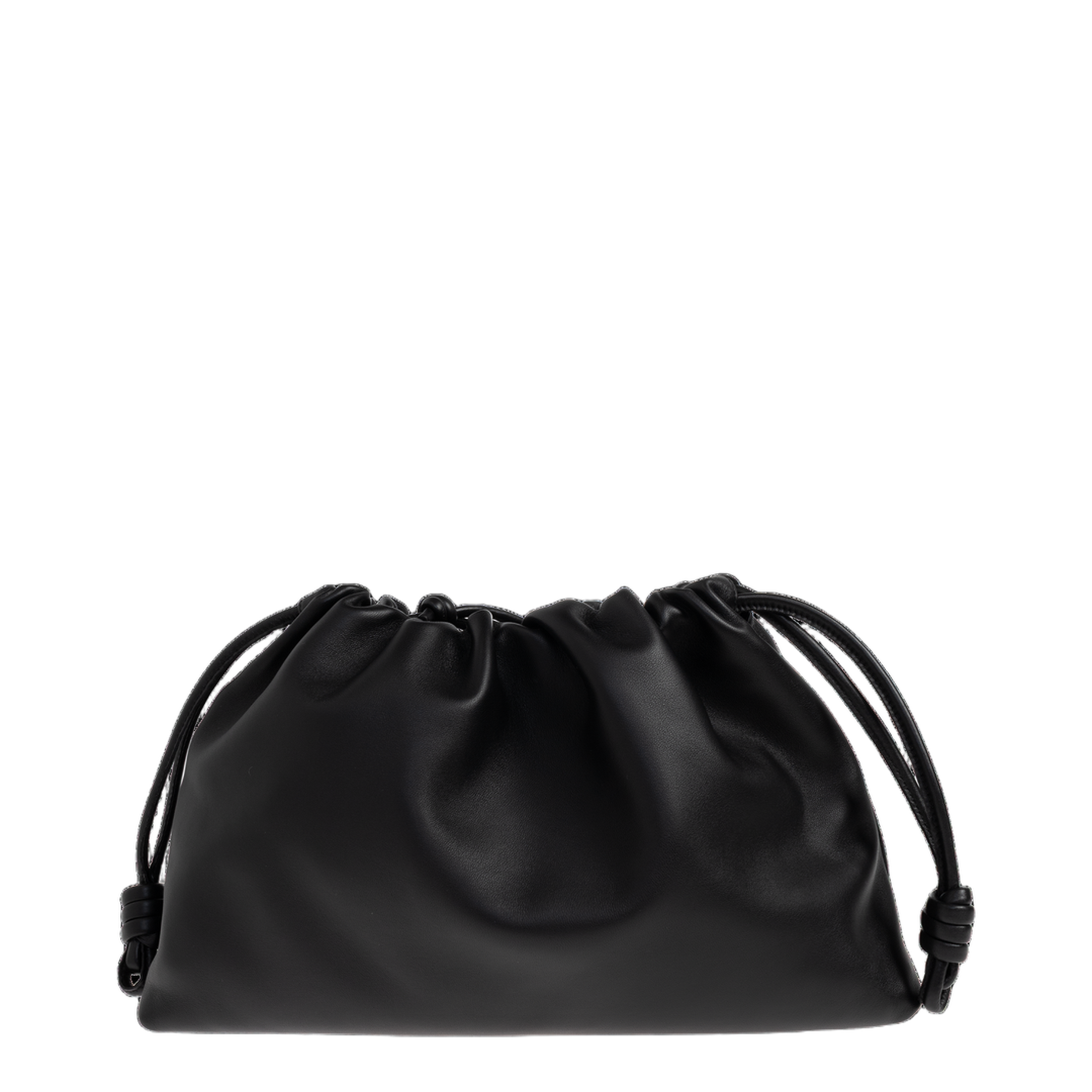 Flamenco Large Calfskin Purse - Black - Image 3
