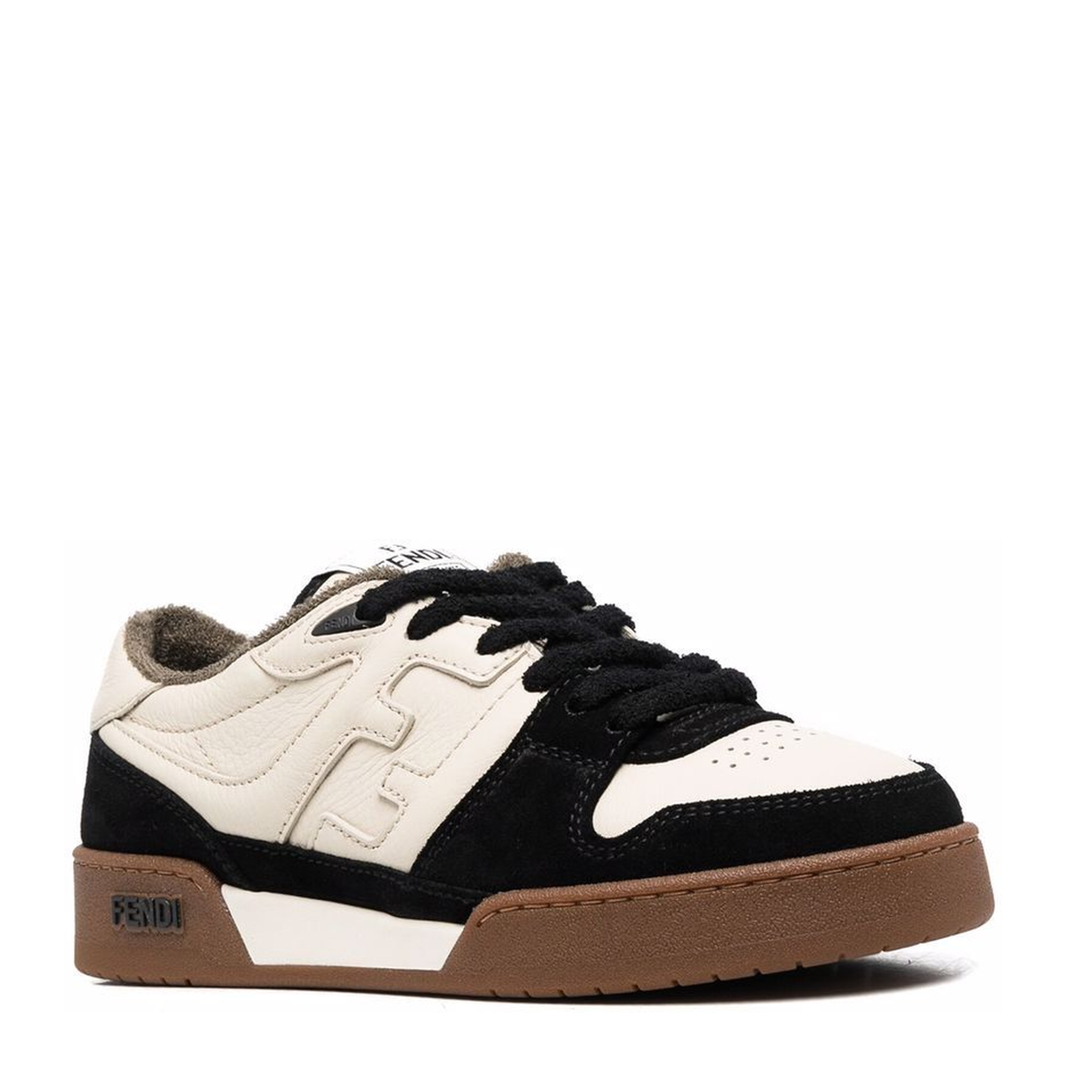 Match Suede and Leather Sneakers - Image 4