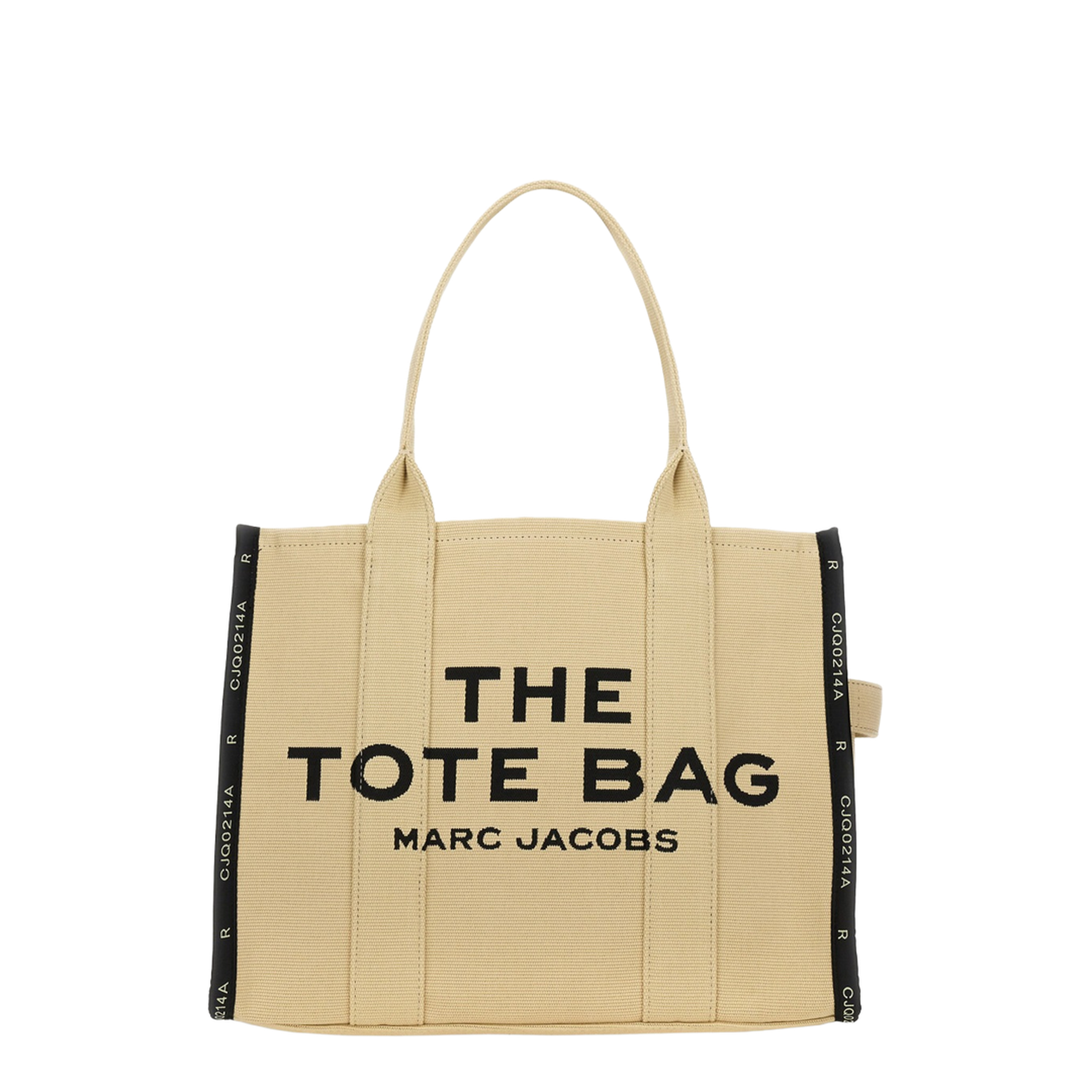 The Tote Bag Large Jacquard Tote - Warm Sand - Image 2