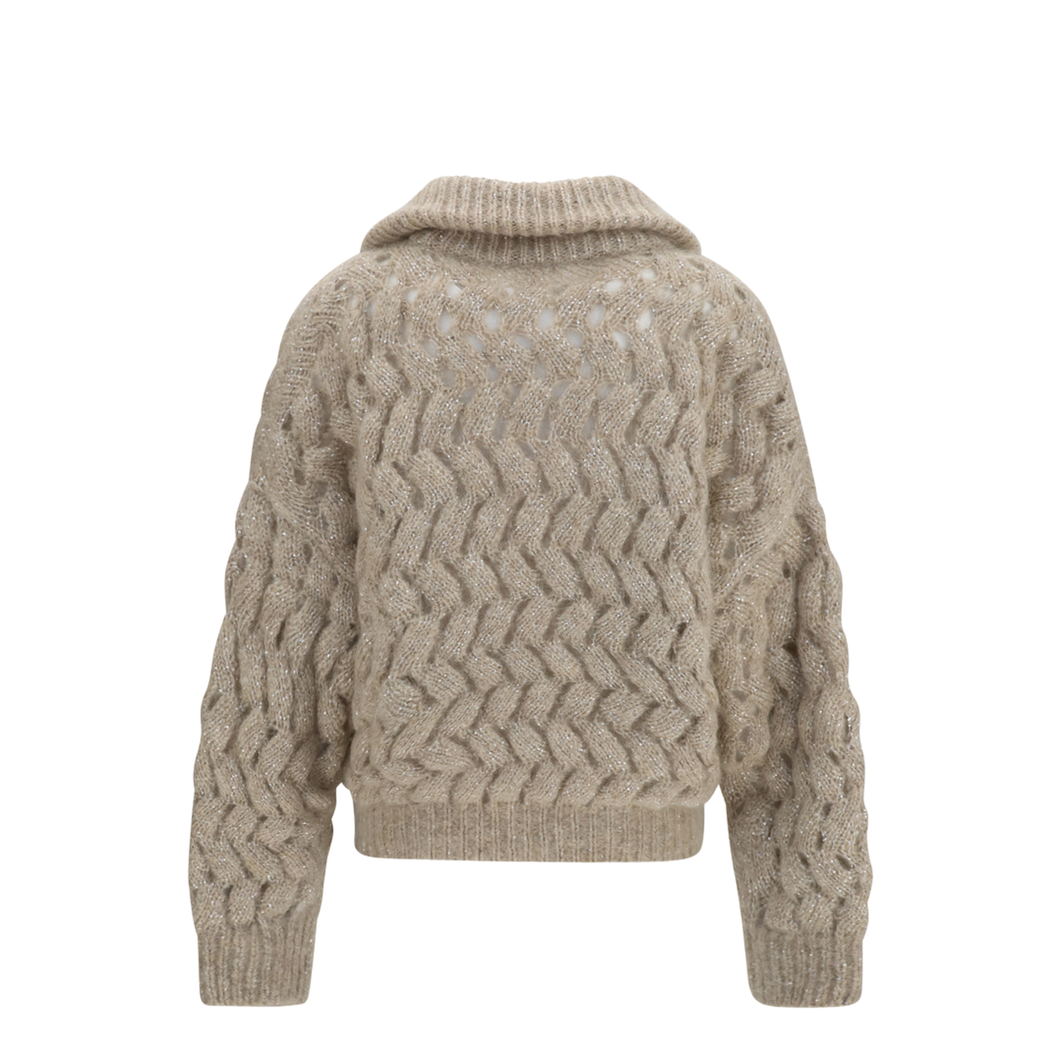 Mohair and Wool Blend Cardigan - Image 2