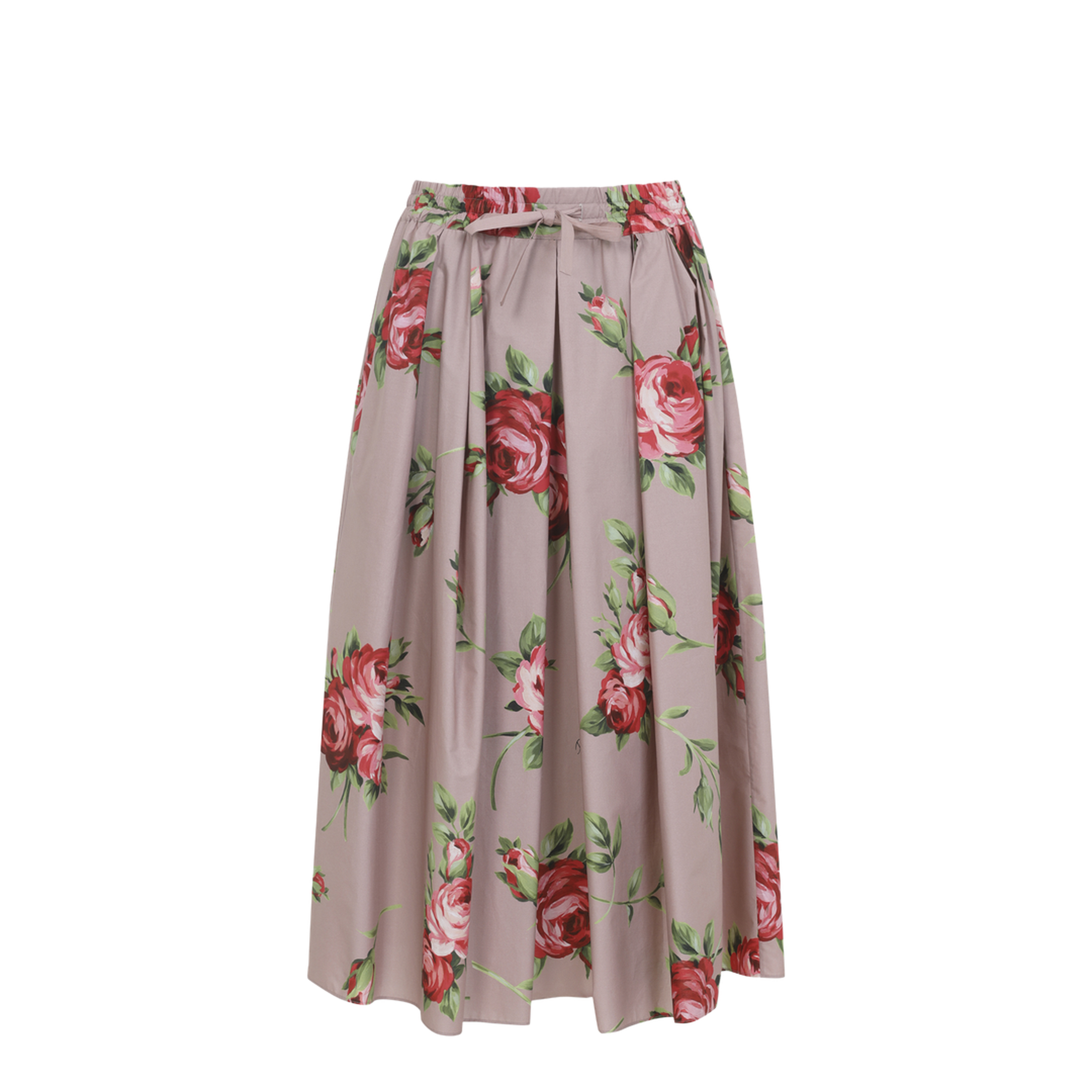 Cotton Midi Skirt - Image 2