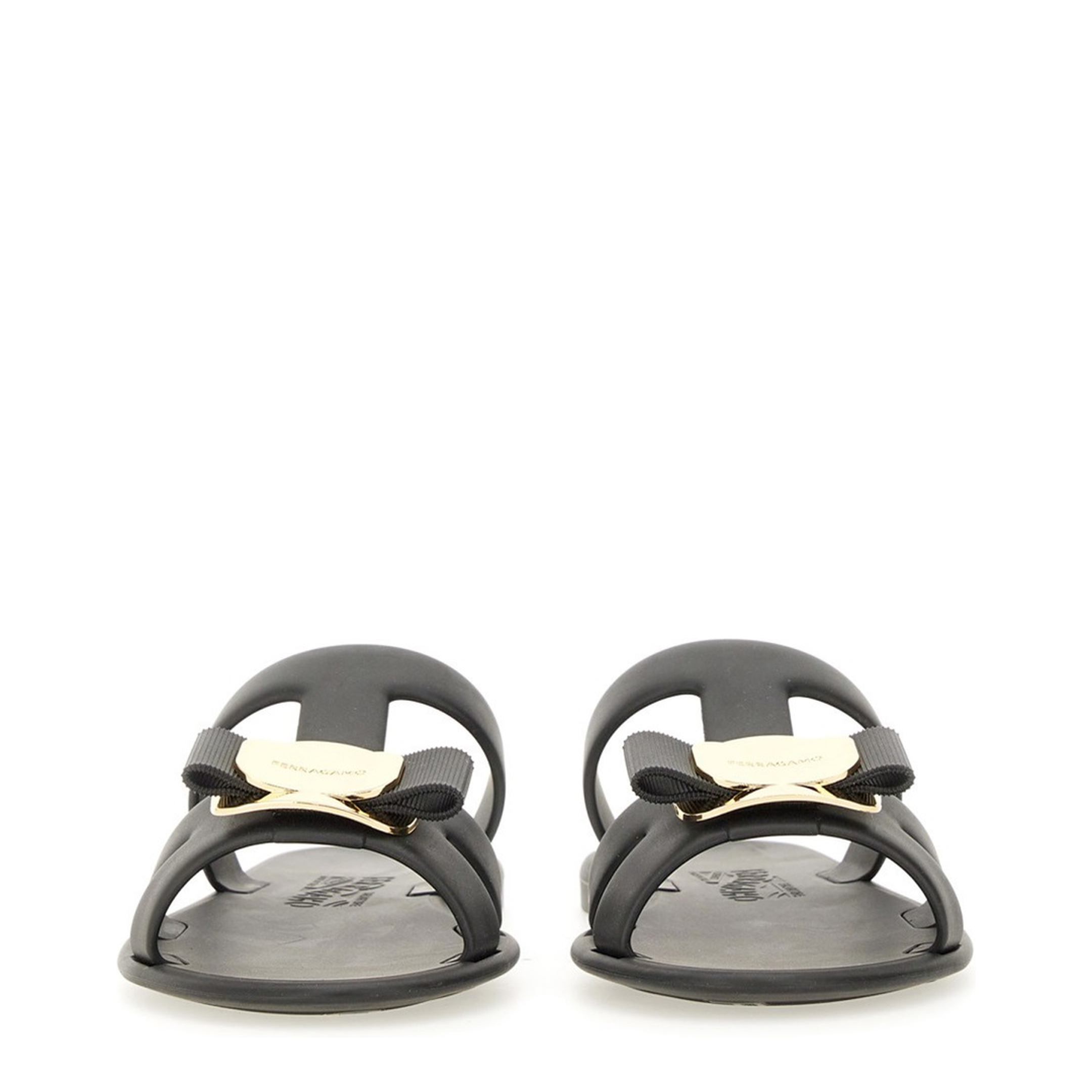 Black Leather Flats - Image 3