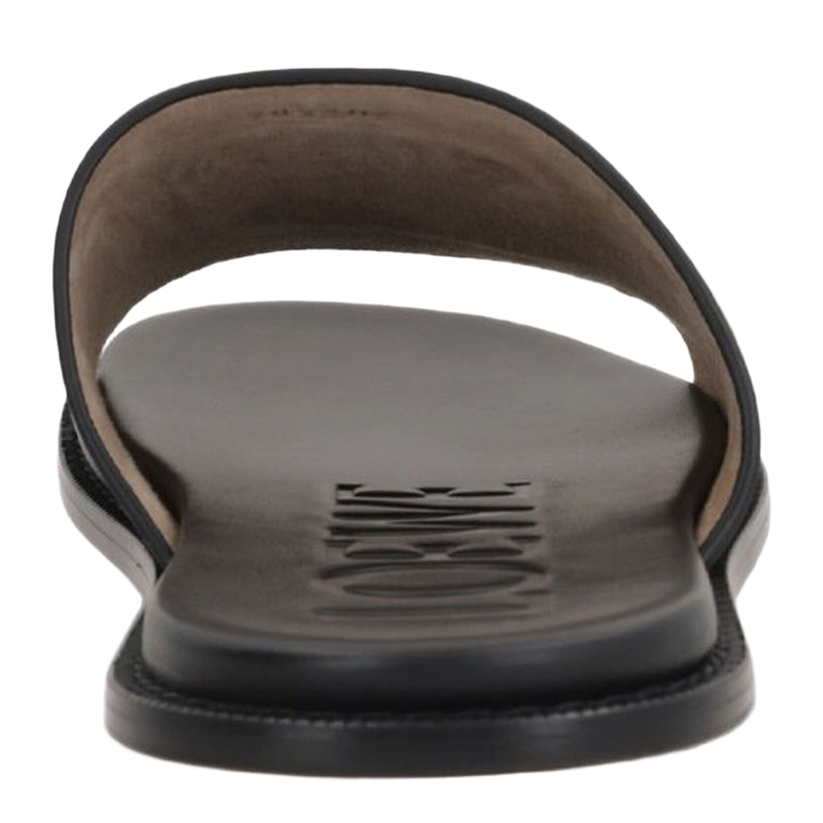 Flex Anagram Slide in Soft Calfskin Black - Image 4