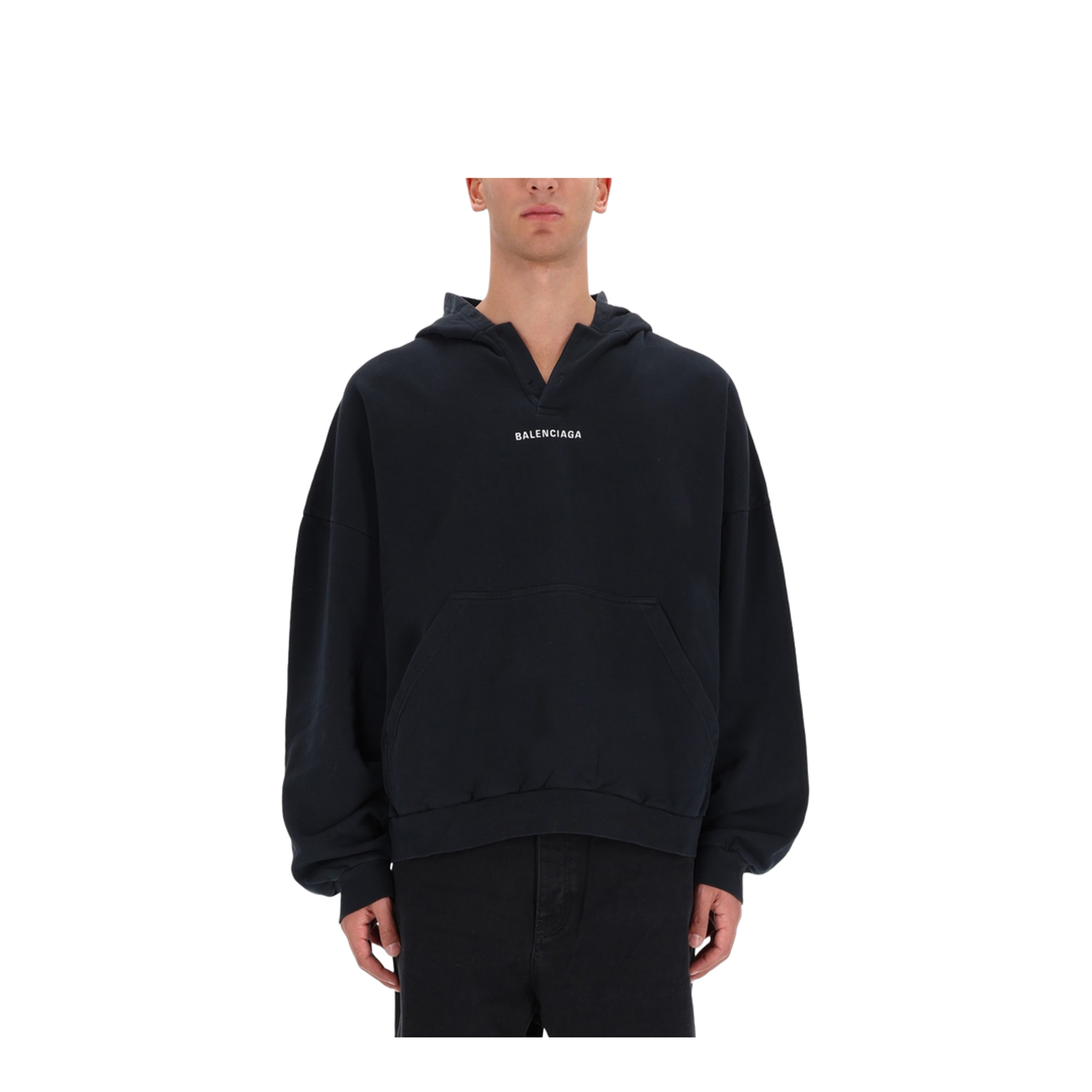 Back Polo Hoodie - Image 1