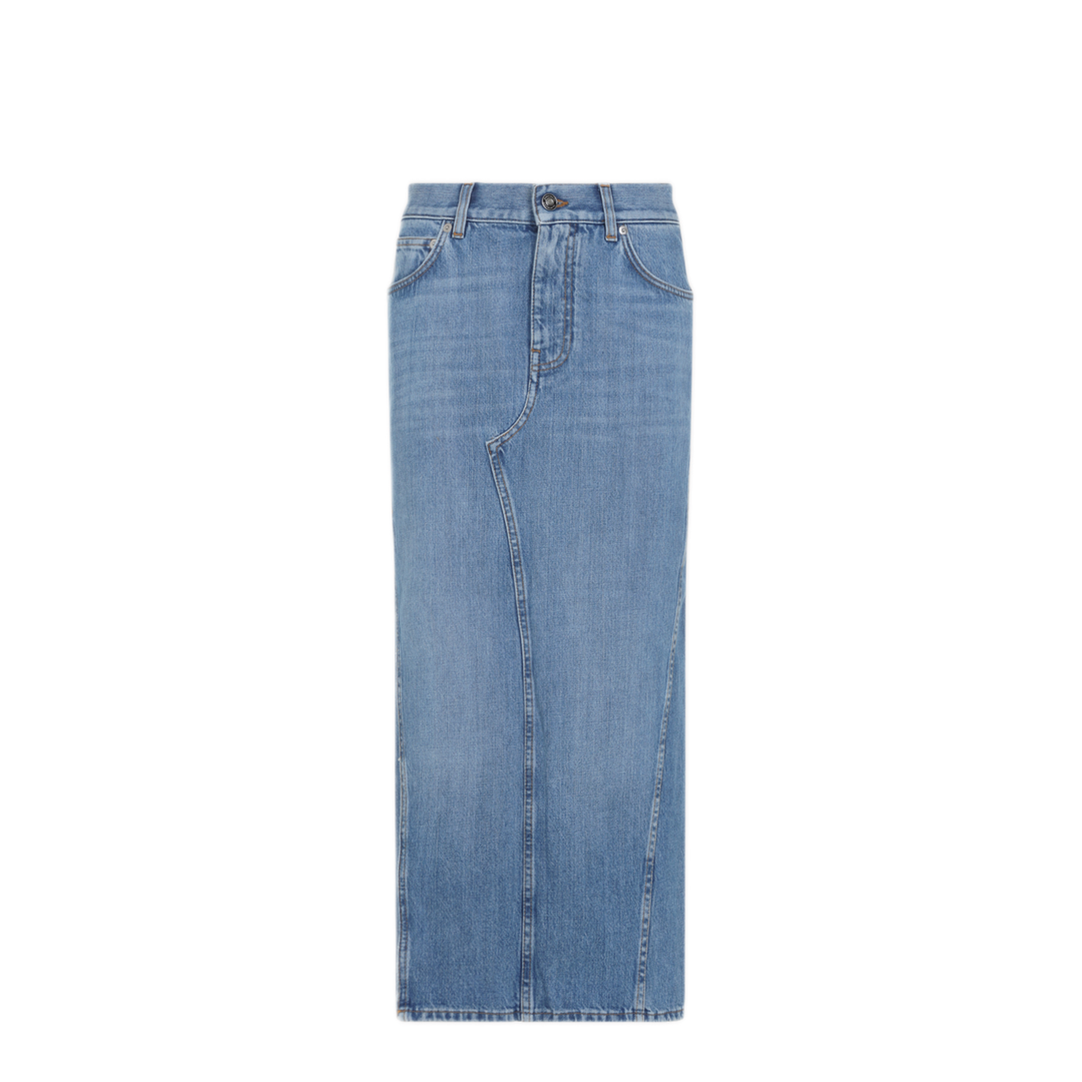 Cotton Midi Skirt - Image 3