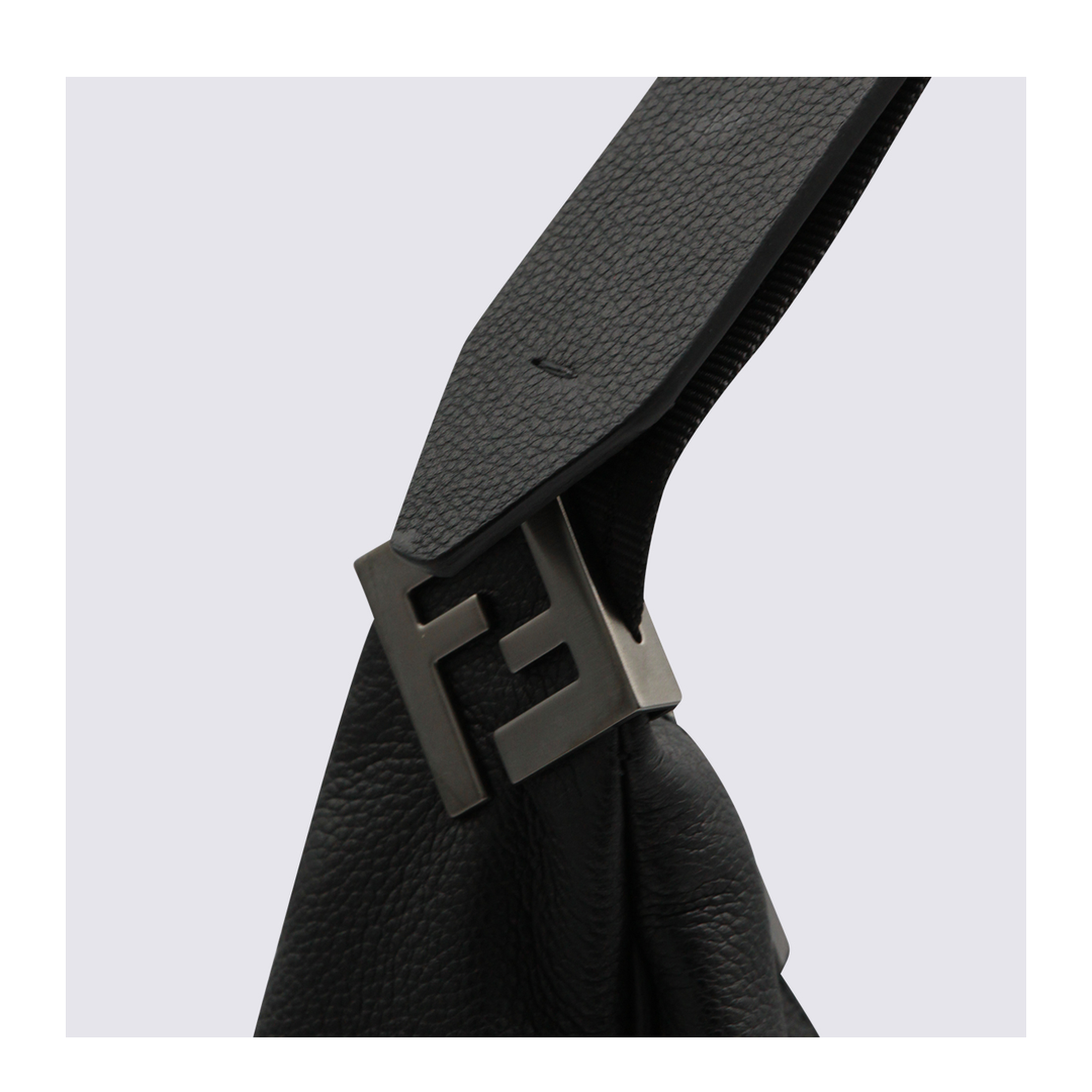 Melon Large Calfskin Bag - Black - Image 8