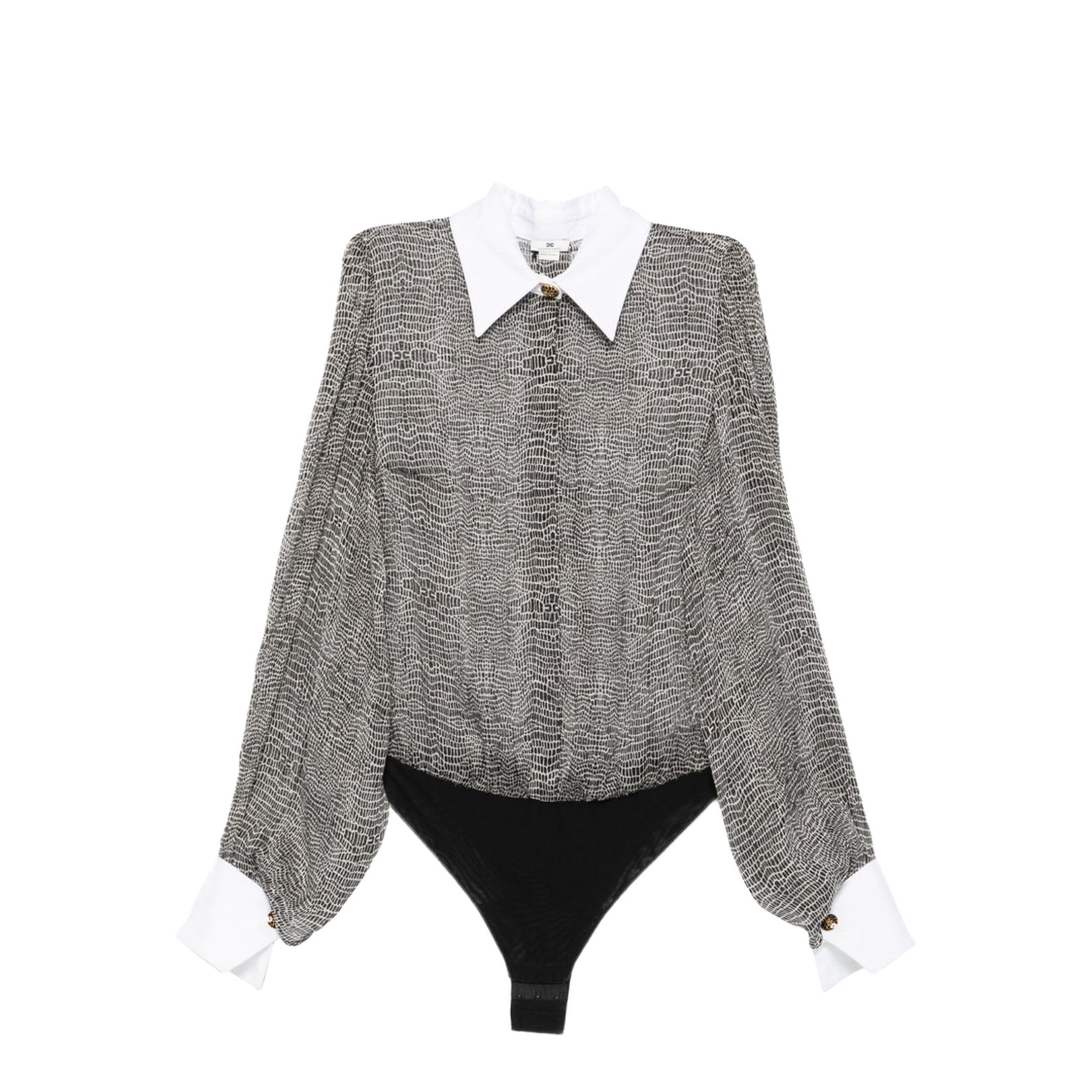 Silk Shirt Bodysuit - Image 1