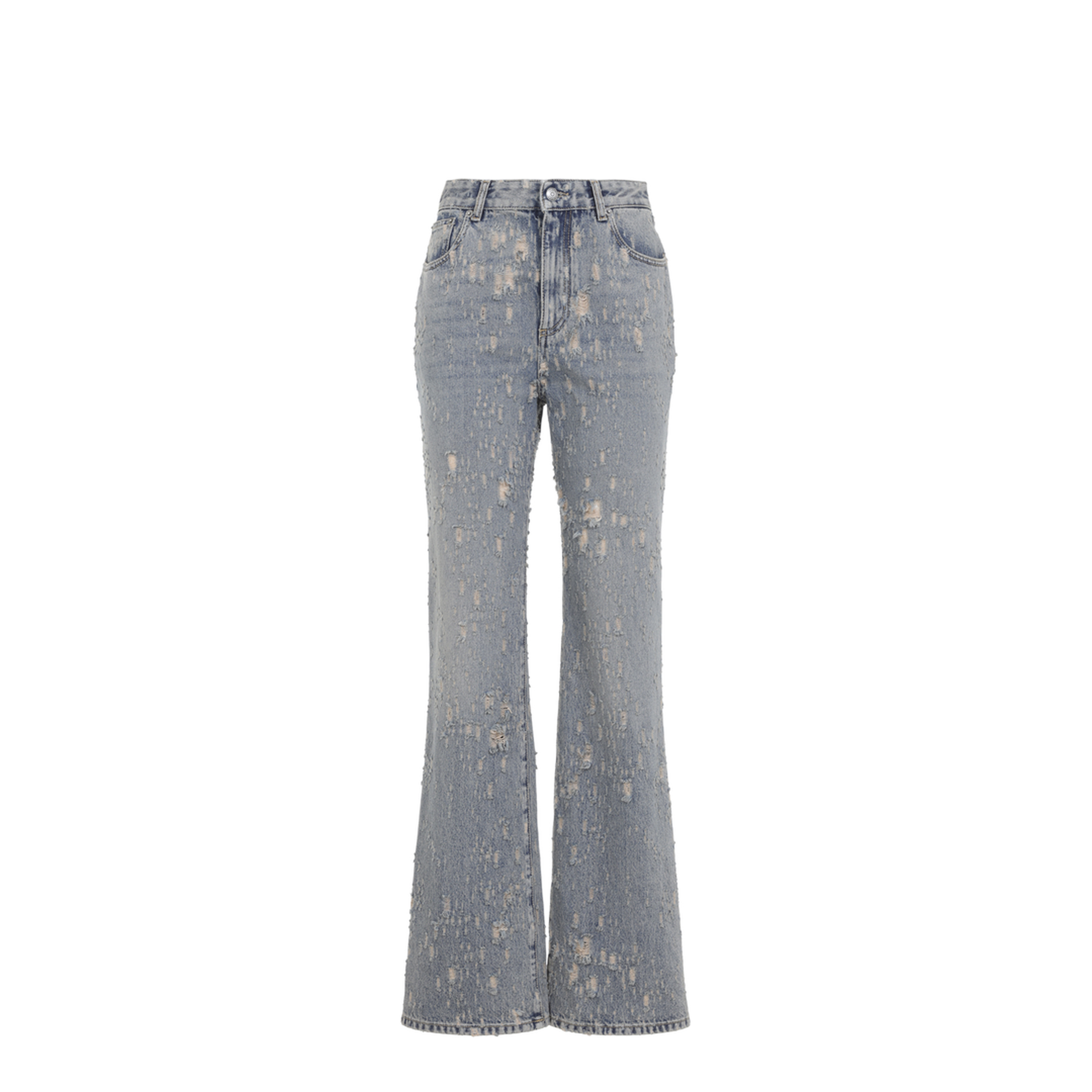 Distressed Flared Jeans - Image 2