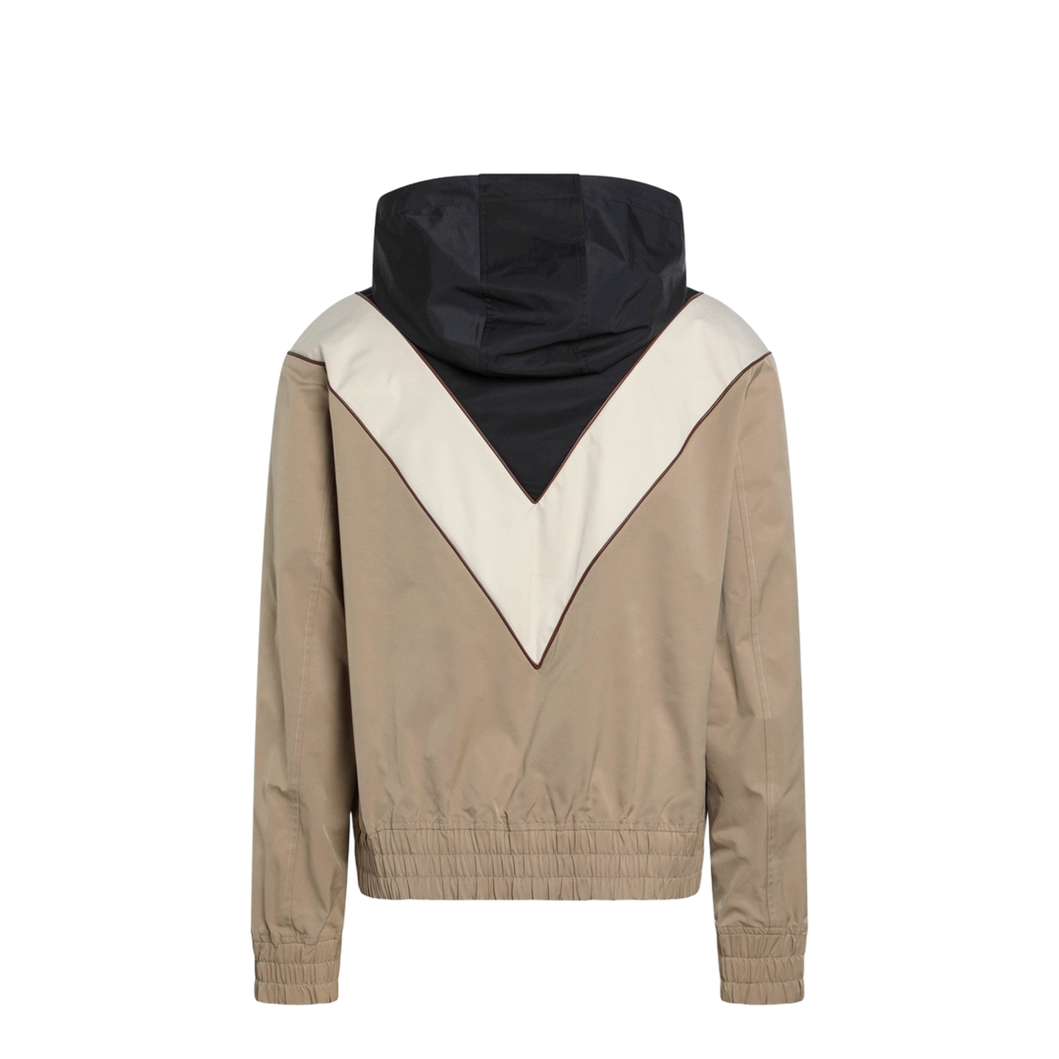 Multicolor Stretch Polyester Bomber Jacket - Image 2