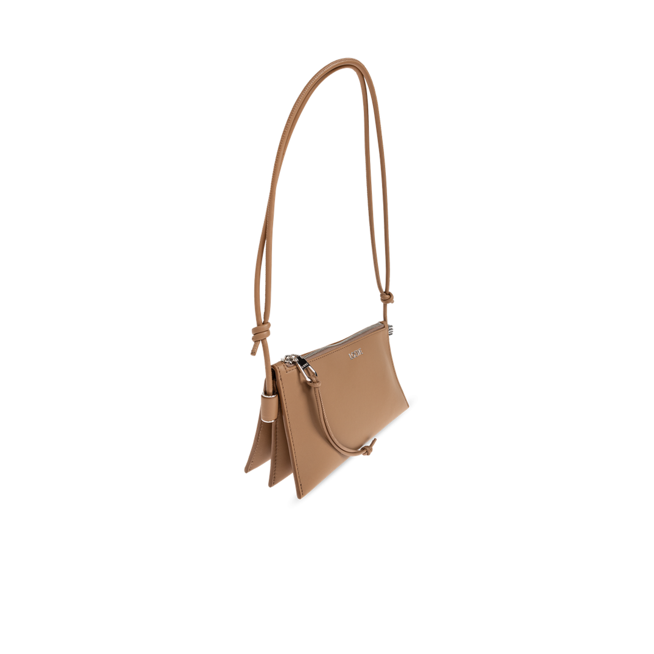 Joya Nappa Calfskin Pouch - Mocha - Image 4