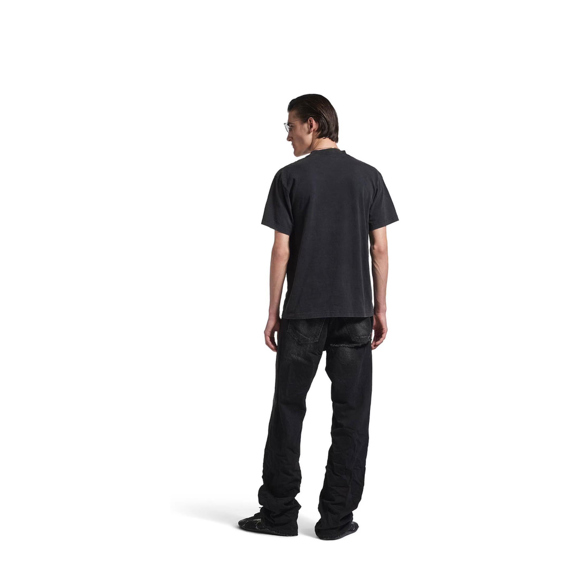 Standard Regular Fit T-Shirt in Faded Jersey - Image 3